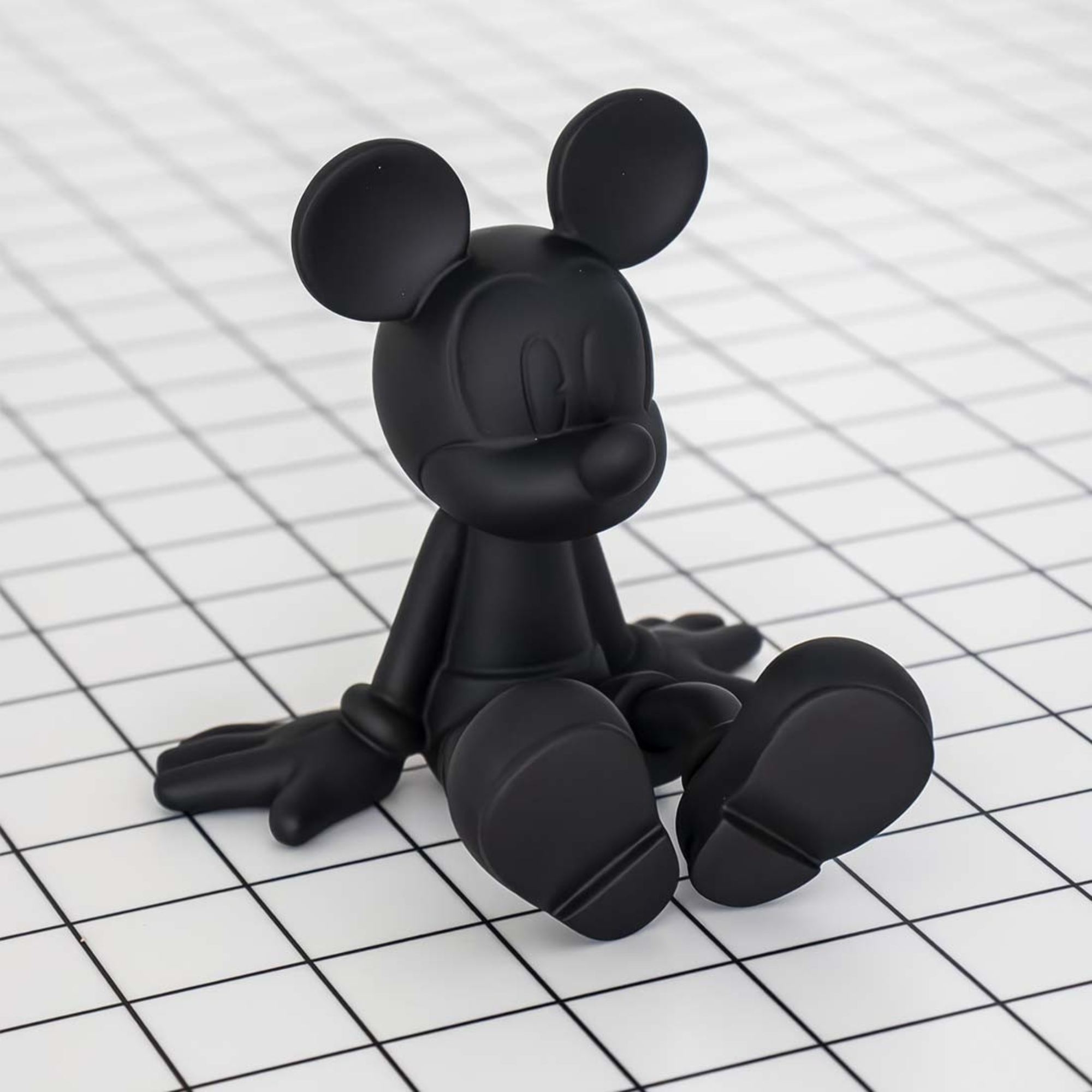 Sitting Mickey by Marcel Wanders in Matte Black