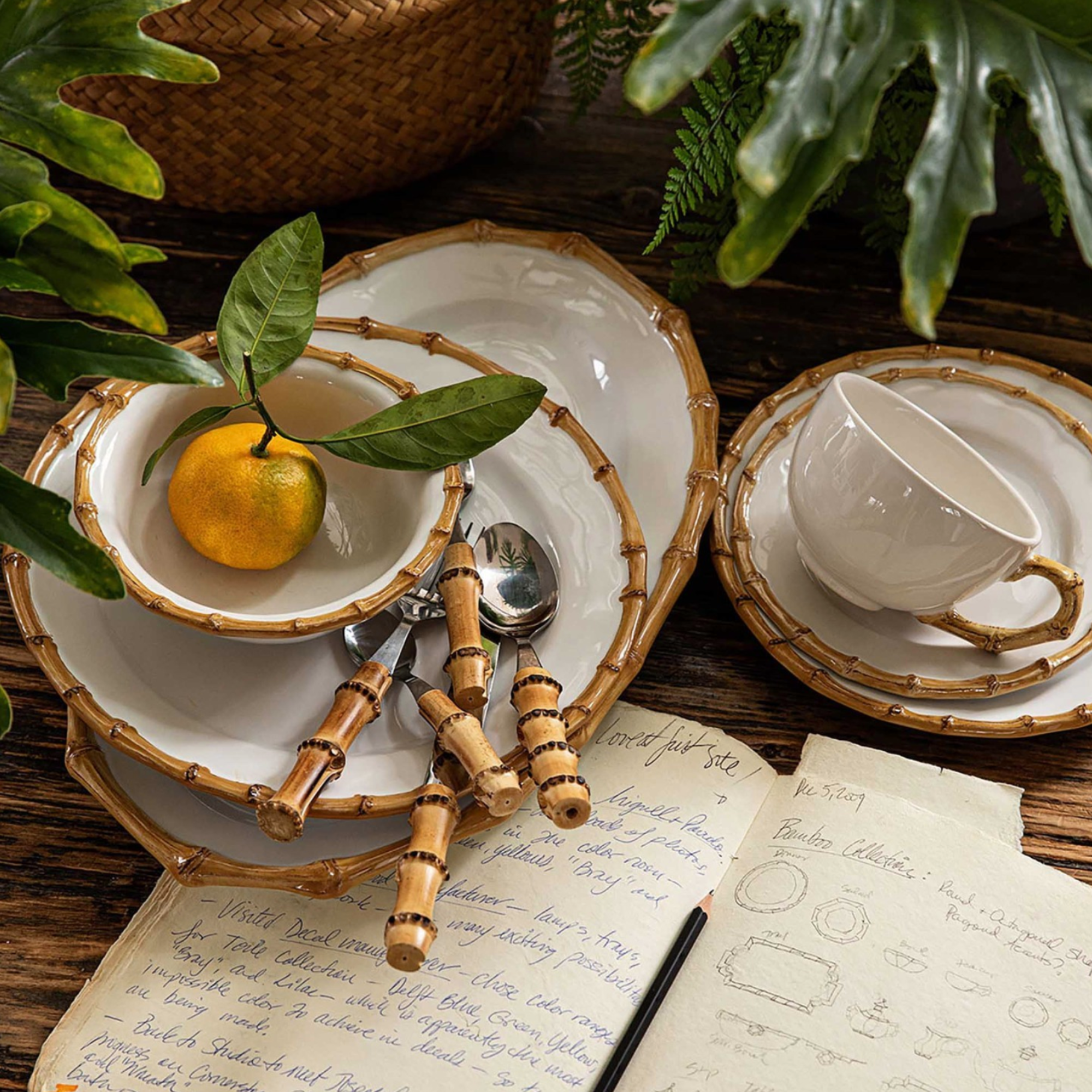 Bamboo Dinnerware Collection