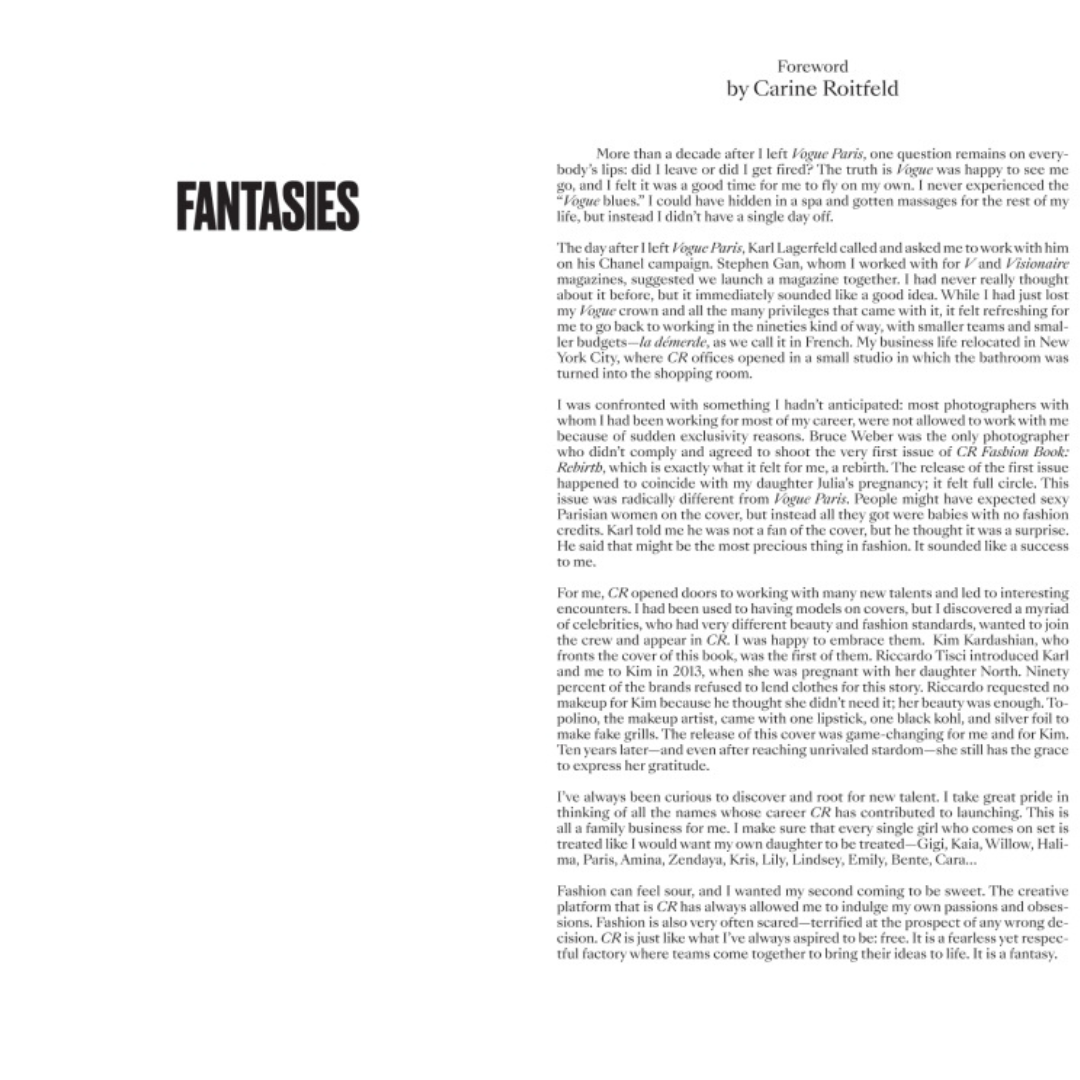 Fantasies: Carine Roitfeld Fashion Books