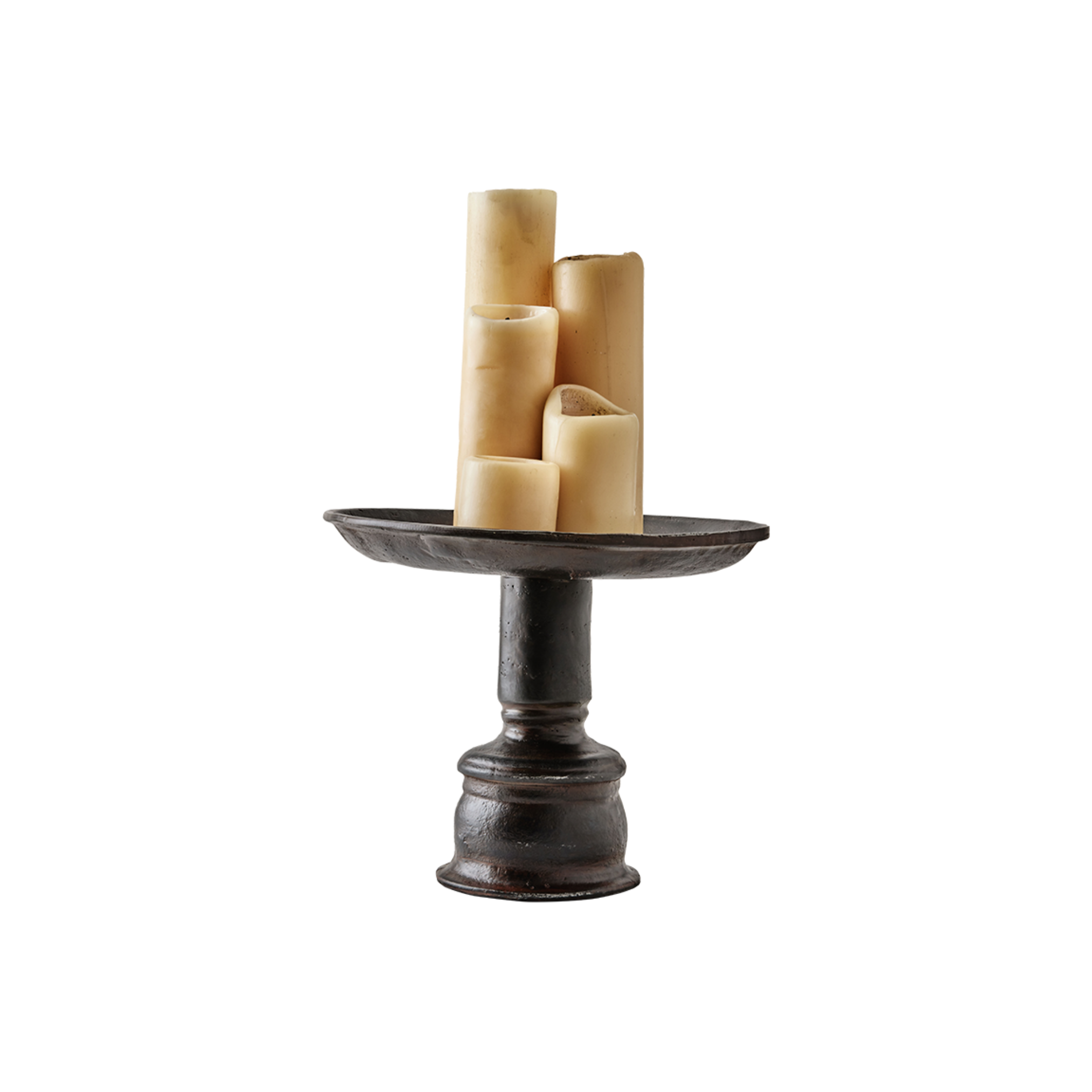 San Miguel Candleholder Tray with 5 Pillar Candles