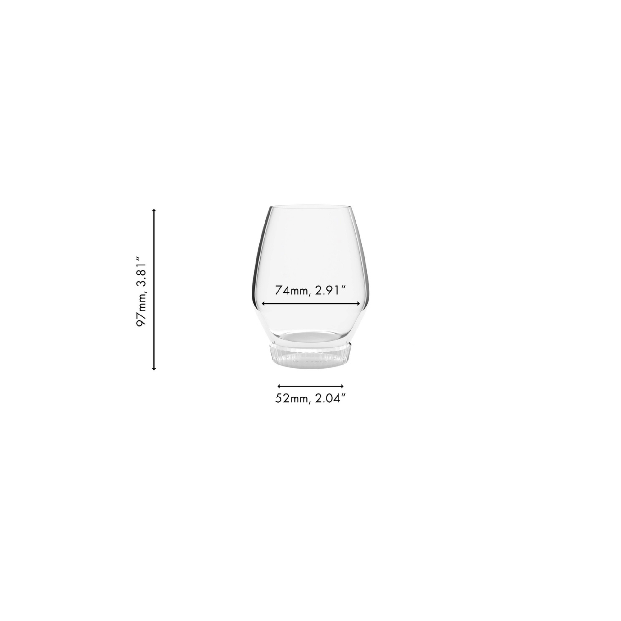All American Bourbon Glass Set of 2