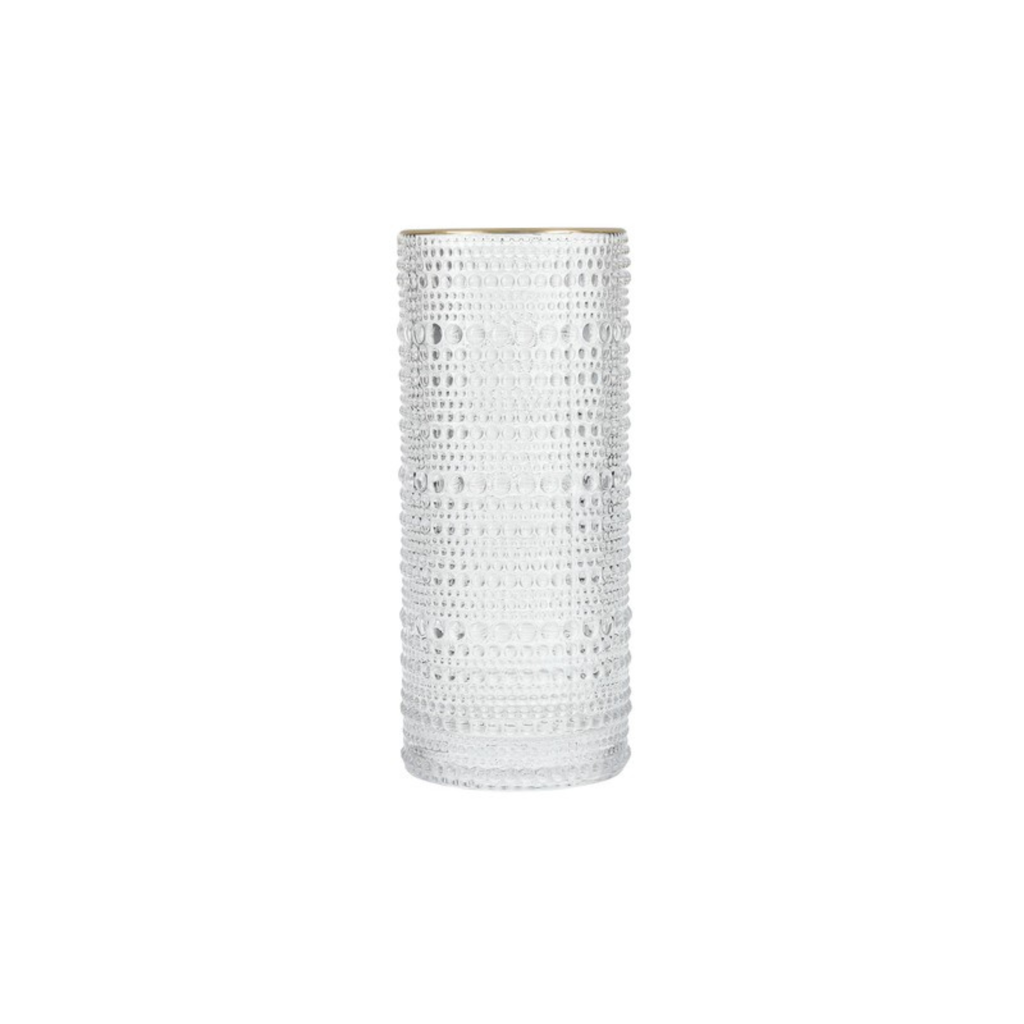 Jupiter Clear Gold Rimmed Highball - Set of 6