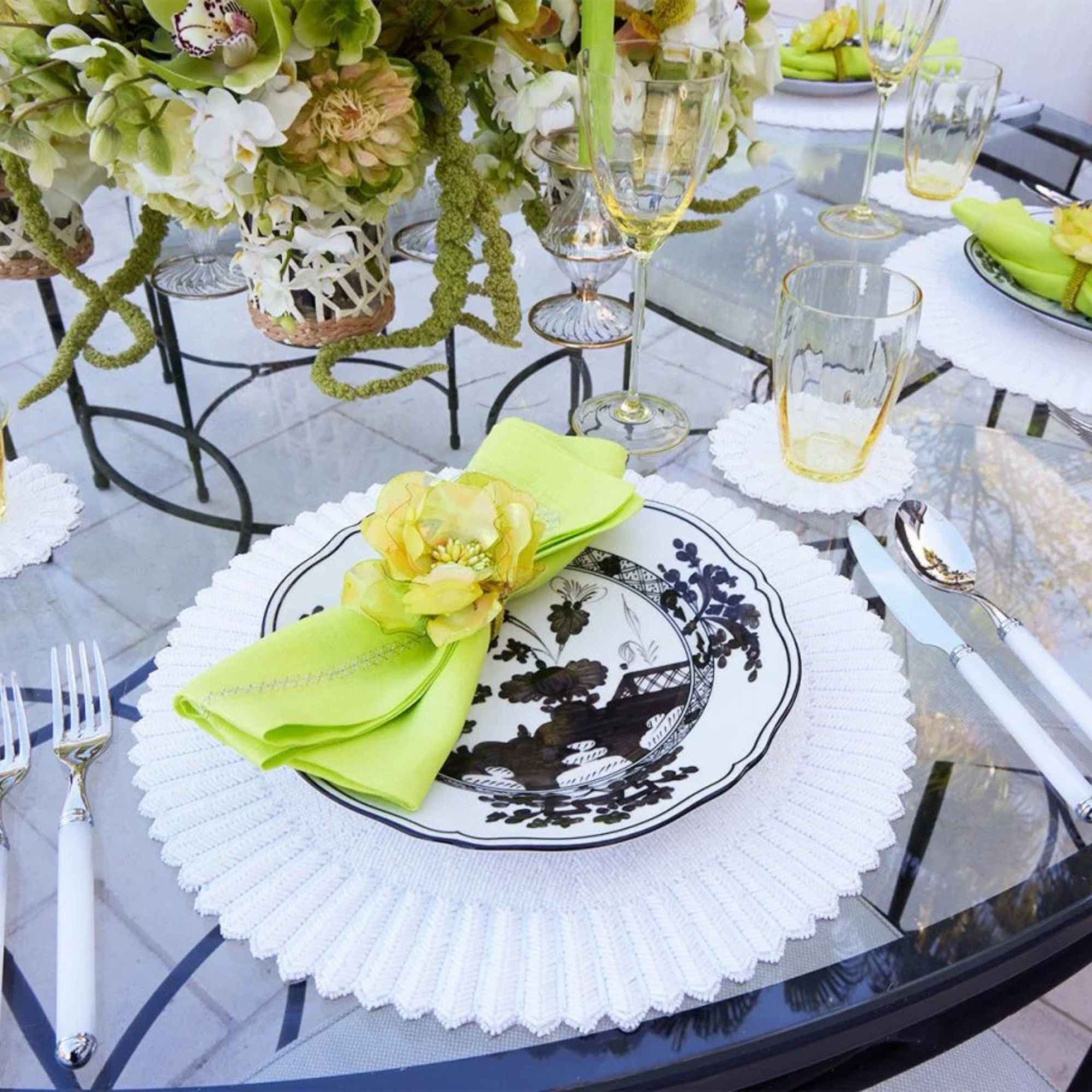 Lumina Coasters in White - Set of 4