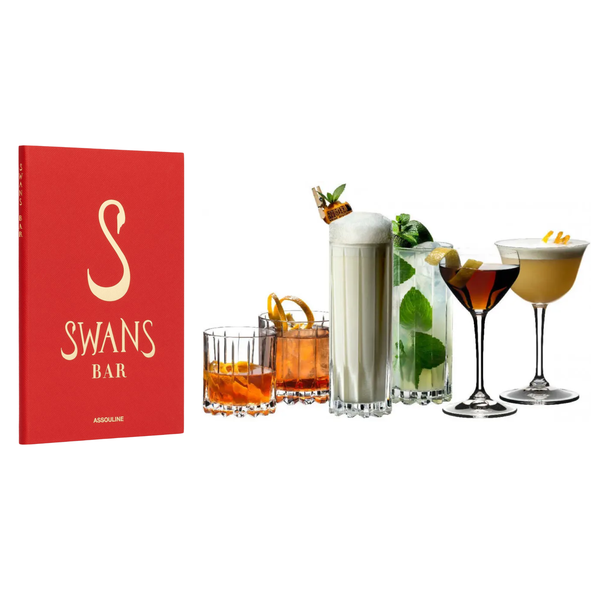 Swans Bar Book & Riedel Experience Set