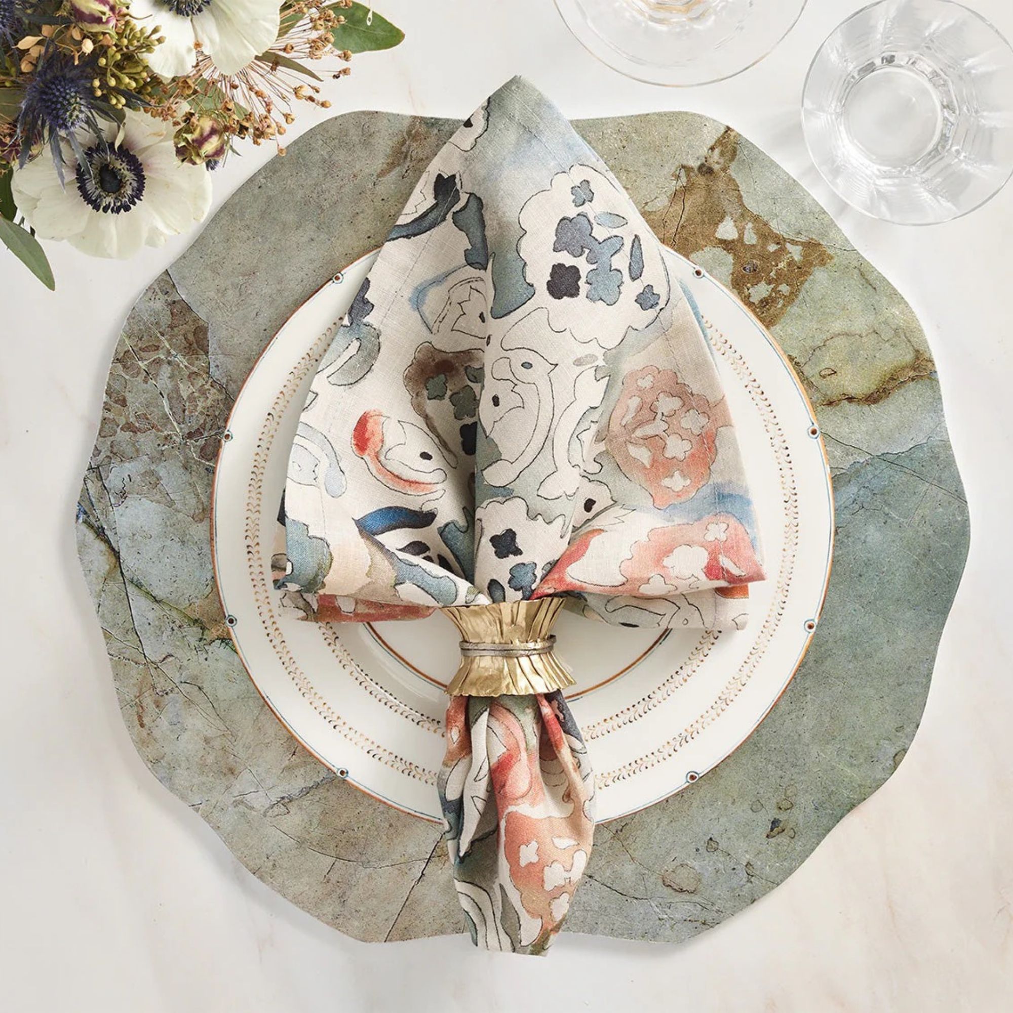 Giverny Napkin in Multi - Set of 4