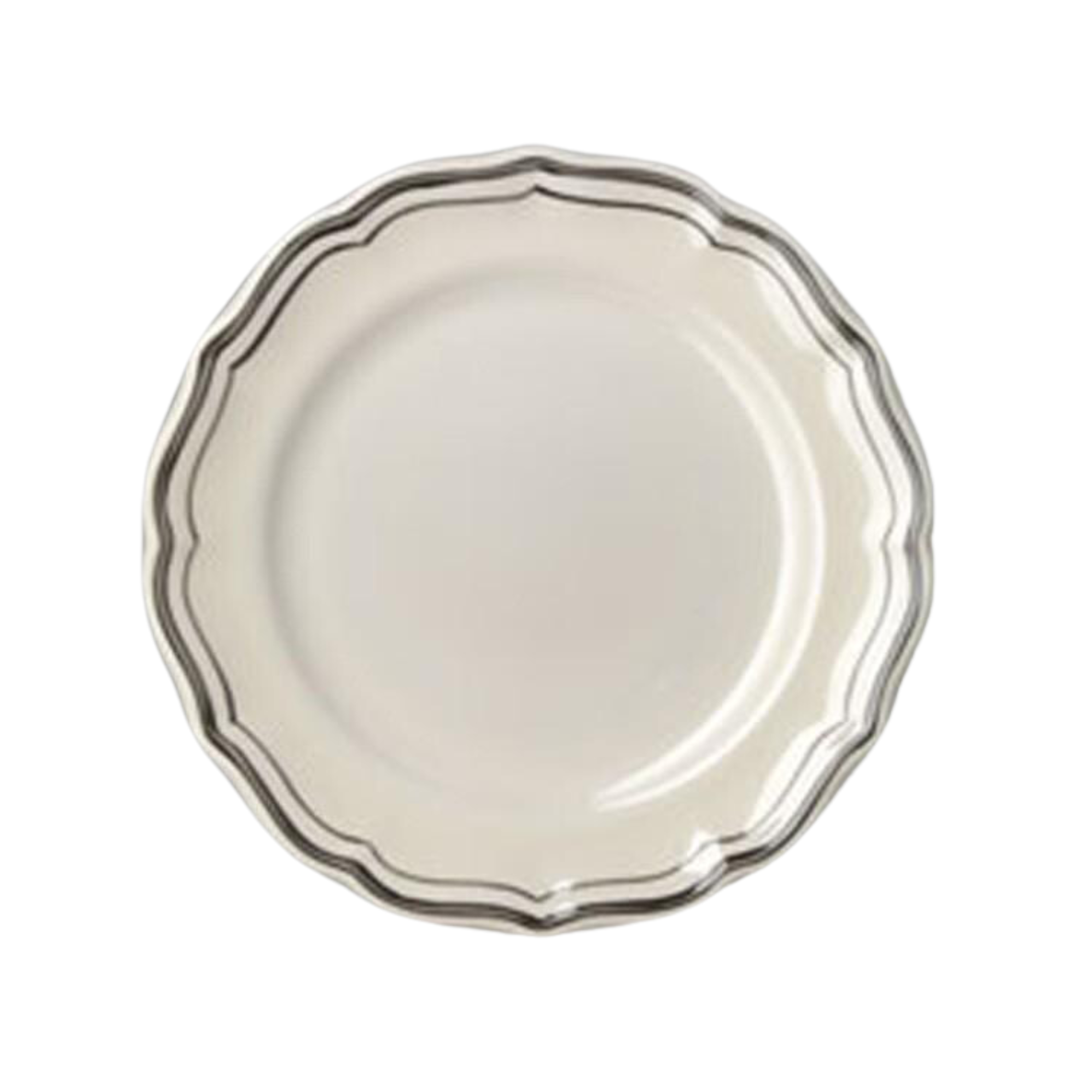 Miranda Grey Melamine Salad Plates - Set of 4