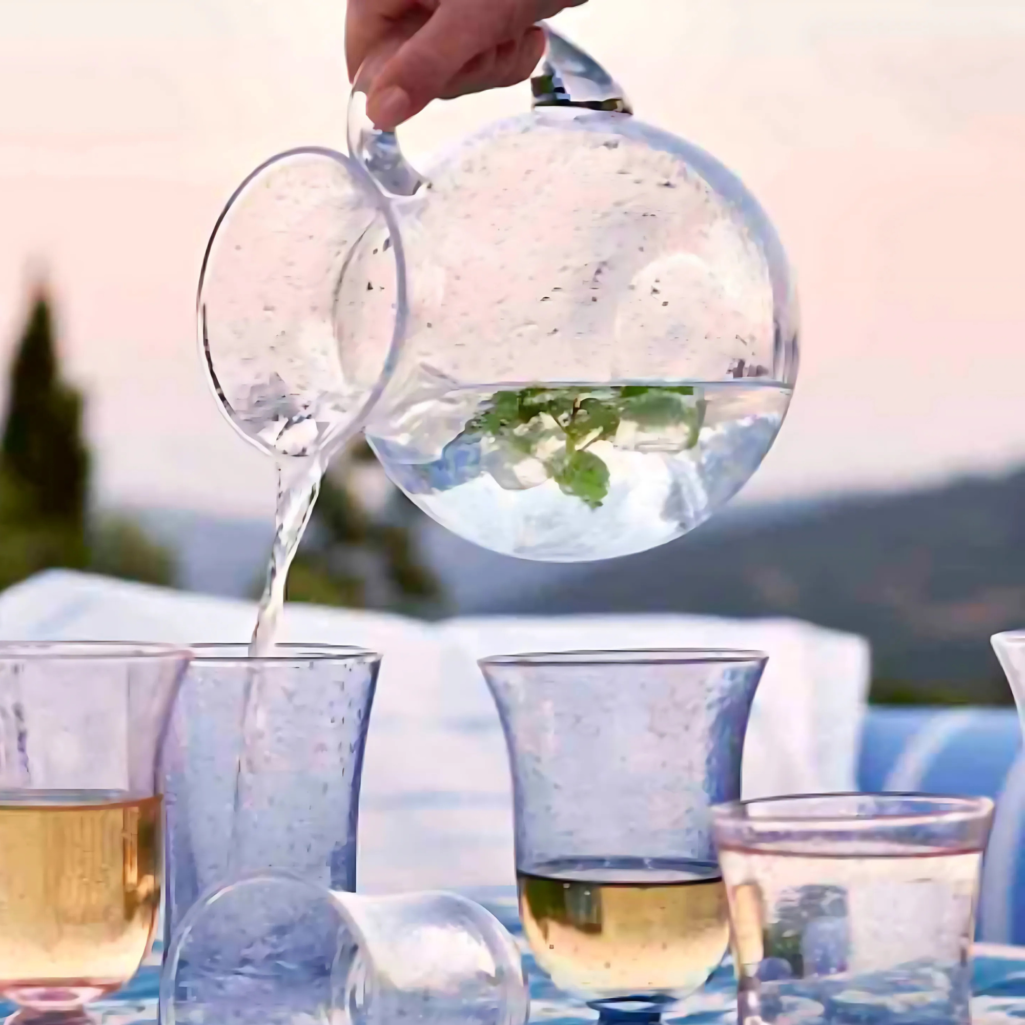 Provence Glass Pitcher