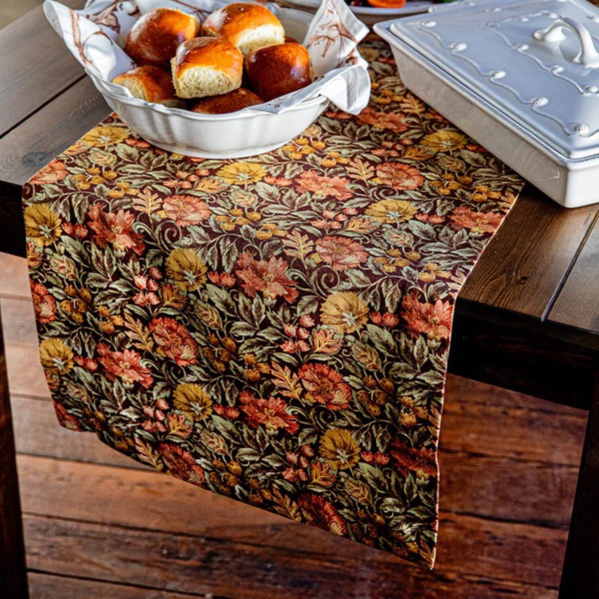 Willa 18"x90" Table Runner - Amber