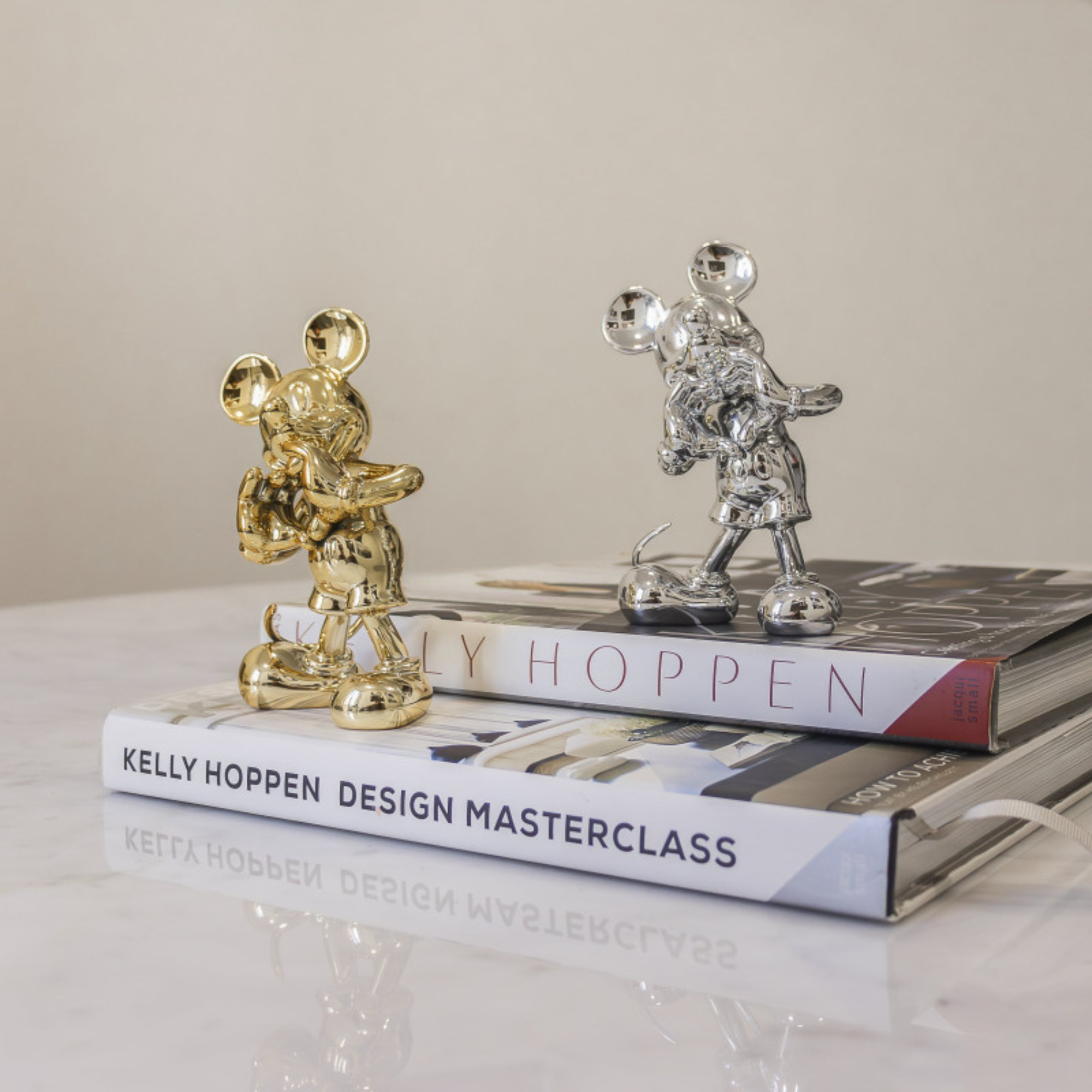 Mickey with Love XS Sculpture in Gold by Kelly Hoppen x Leblon Delienne