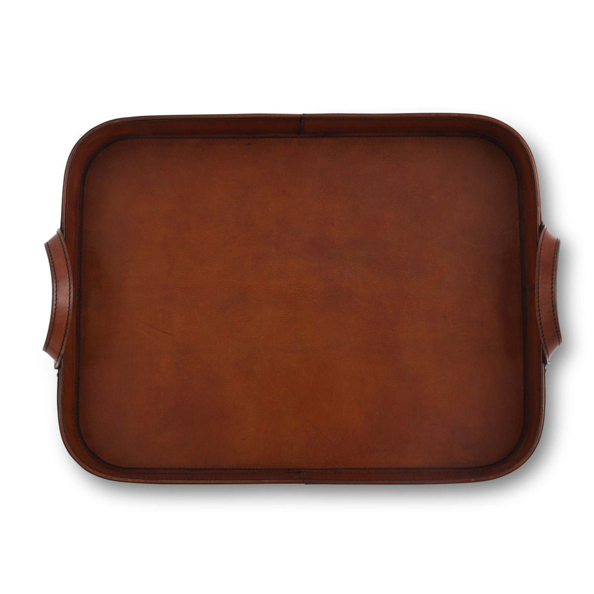 Equestrian Bit Leather Serving Tray