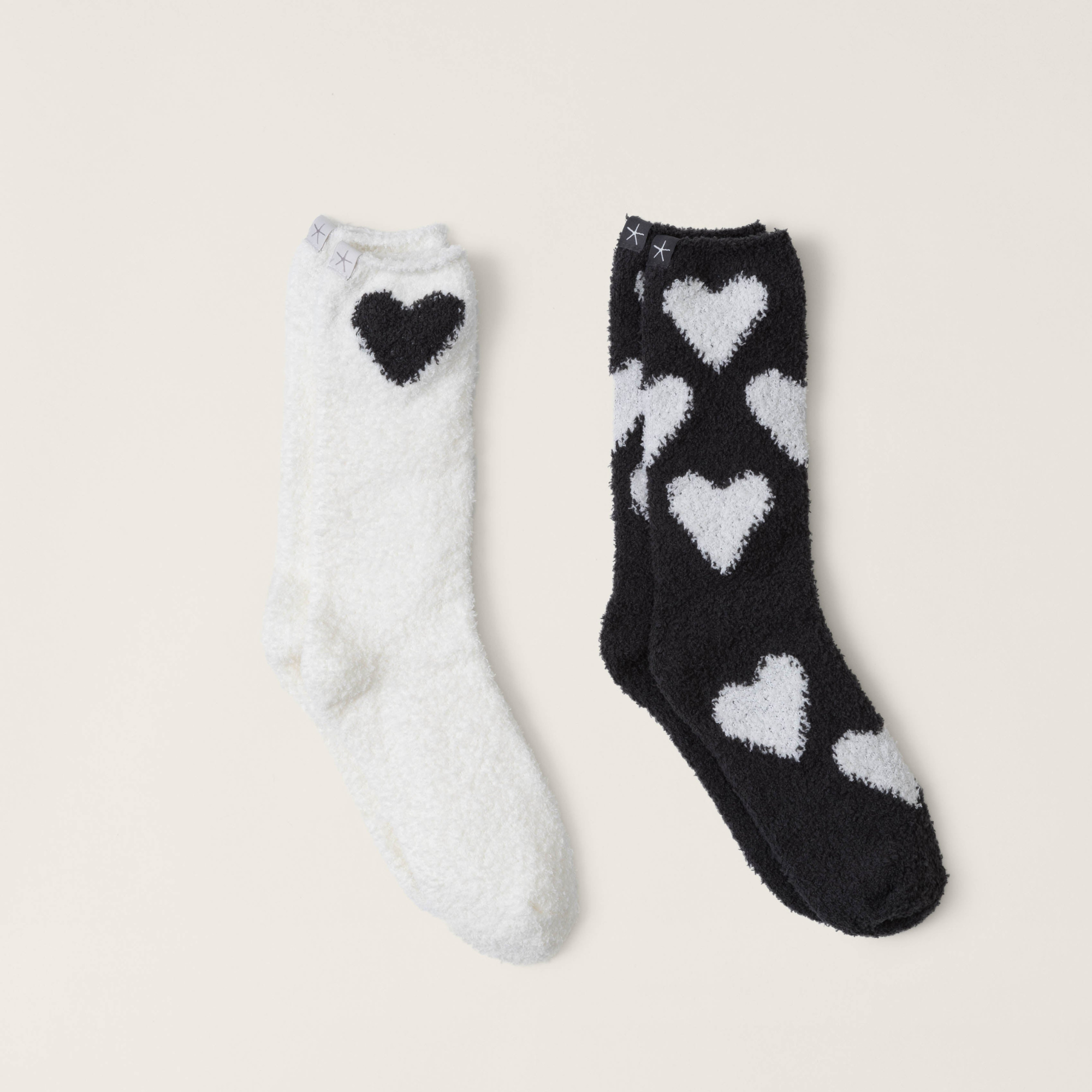 CozyChic Heart Print Sock Set