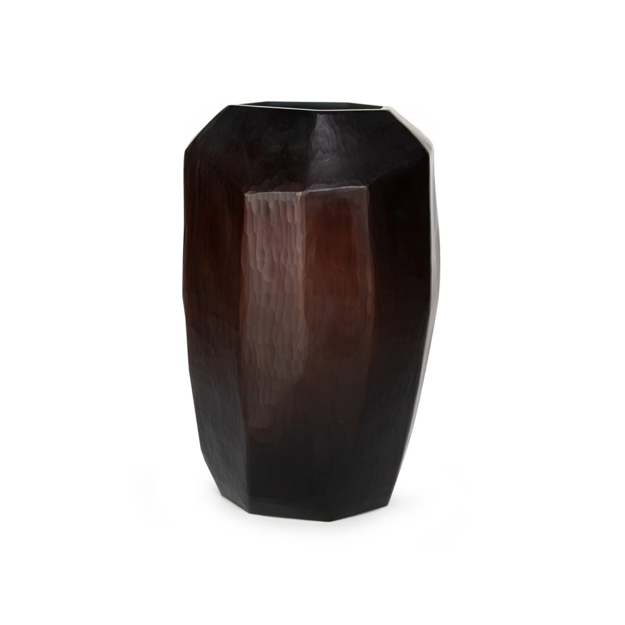Cubistic Vase - Dark brown