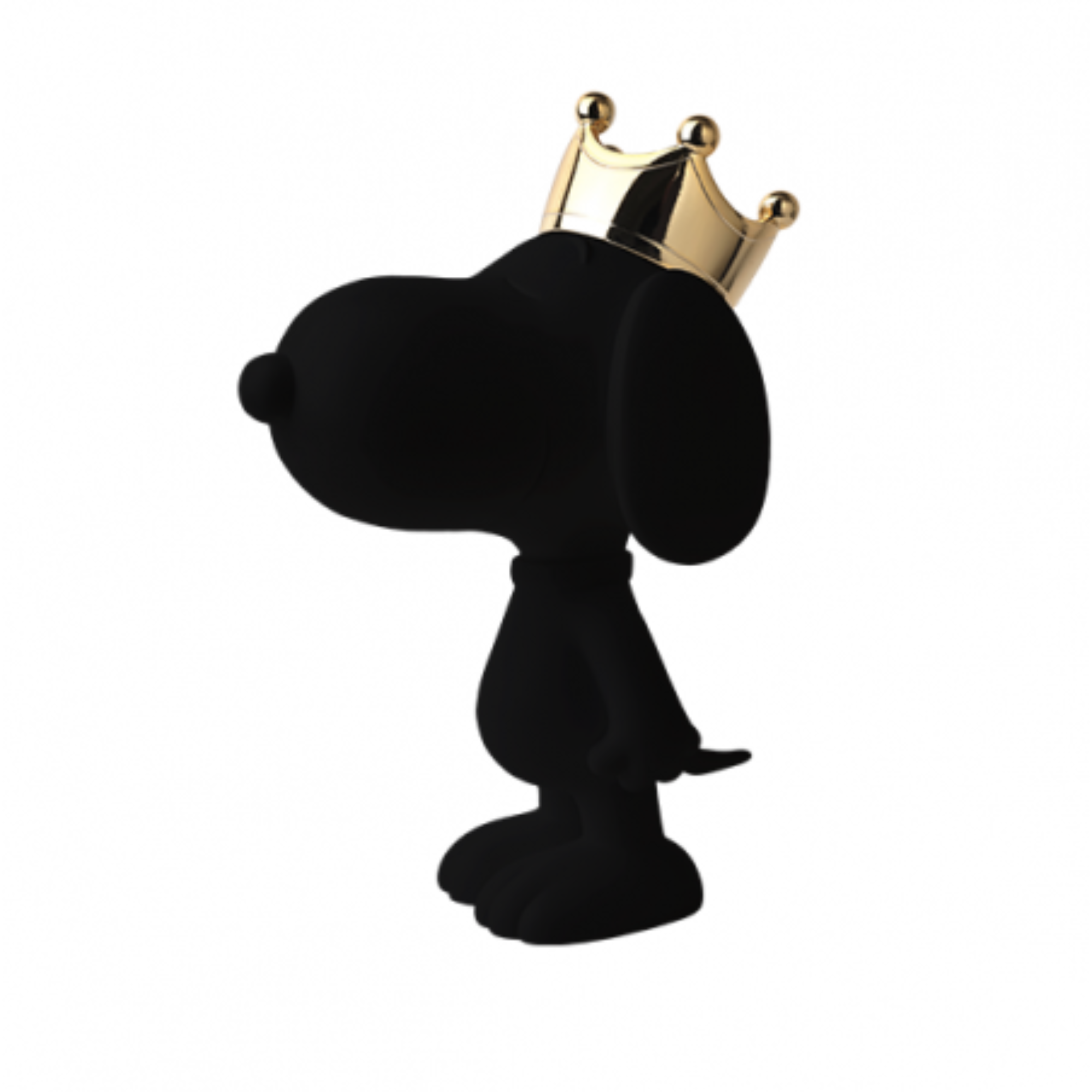 Snoopy Crown Black & Gold