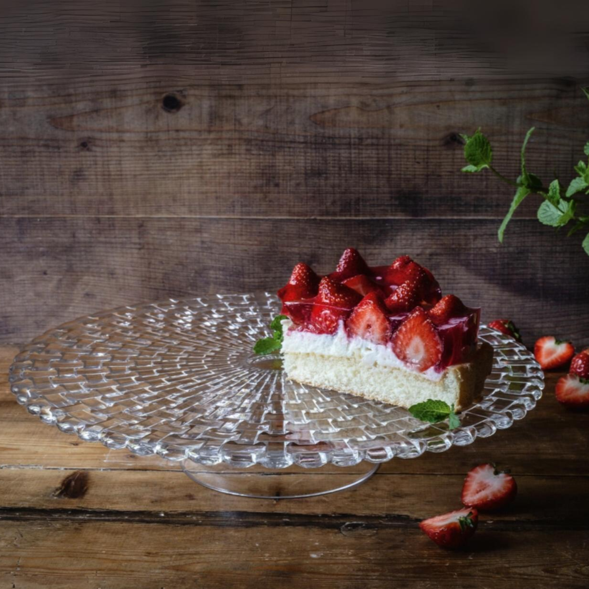 Bossa Nova Cake Plate/Chip and Dip