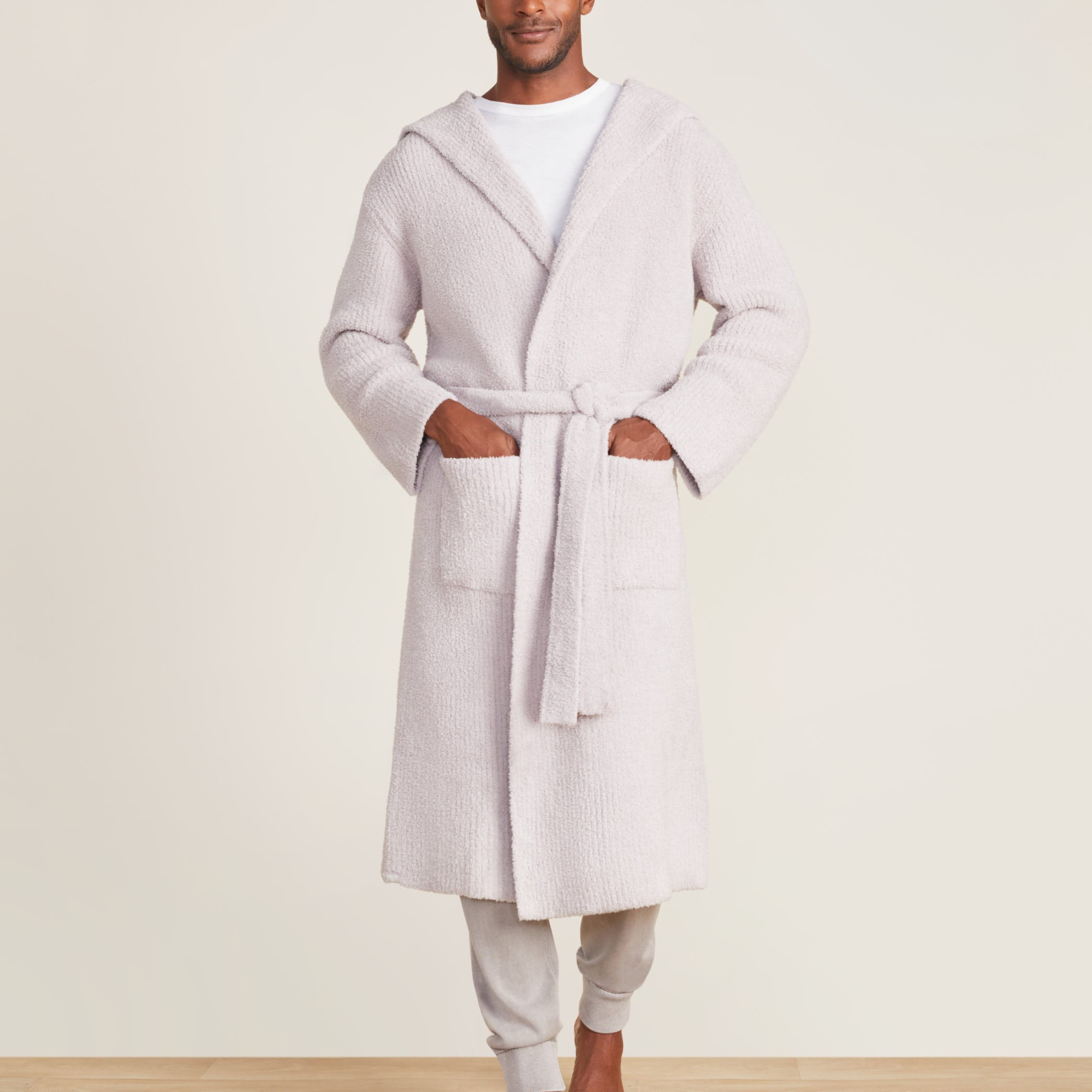 CozyChic Ribbed Hooded Robe