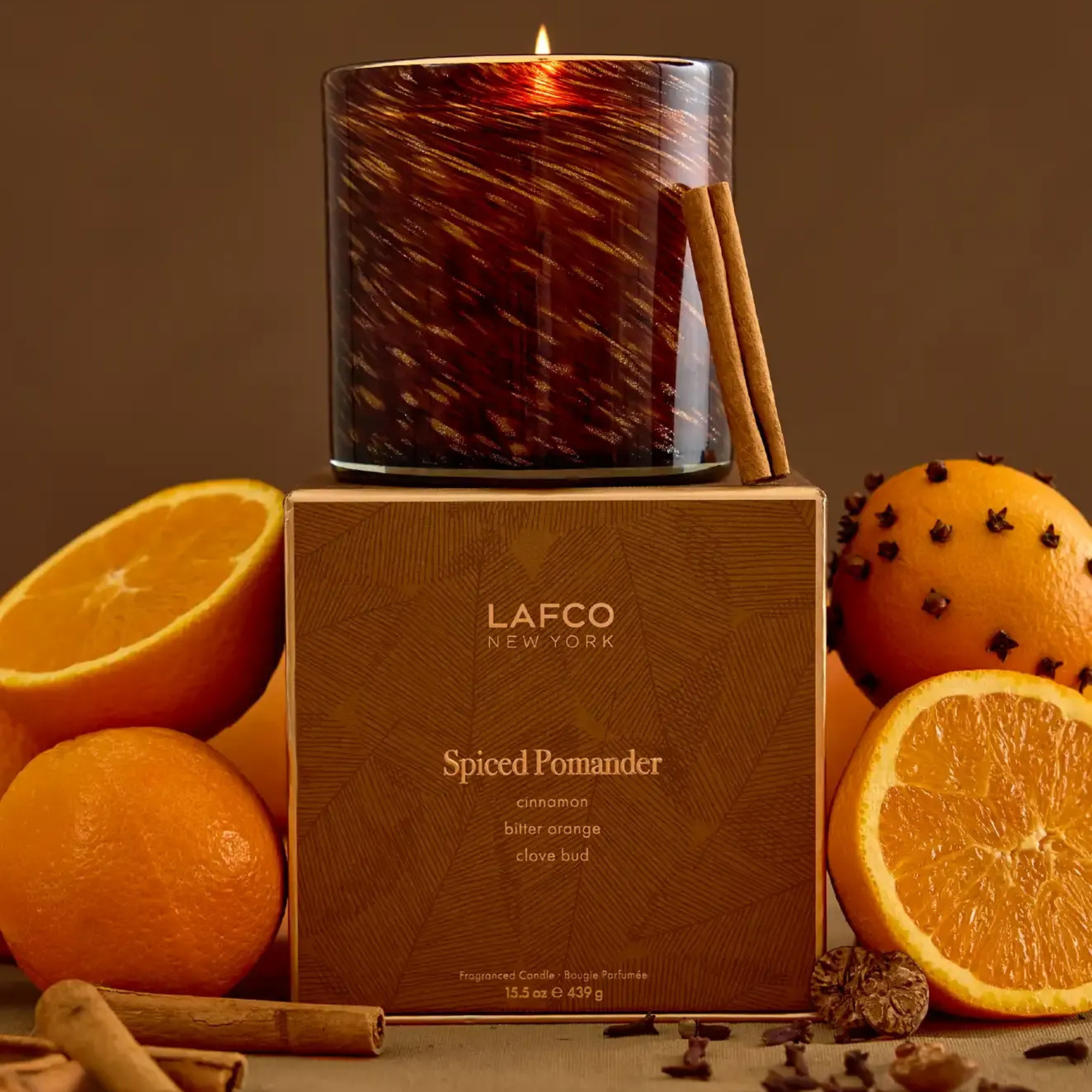 Spiced Pomander Candle