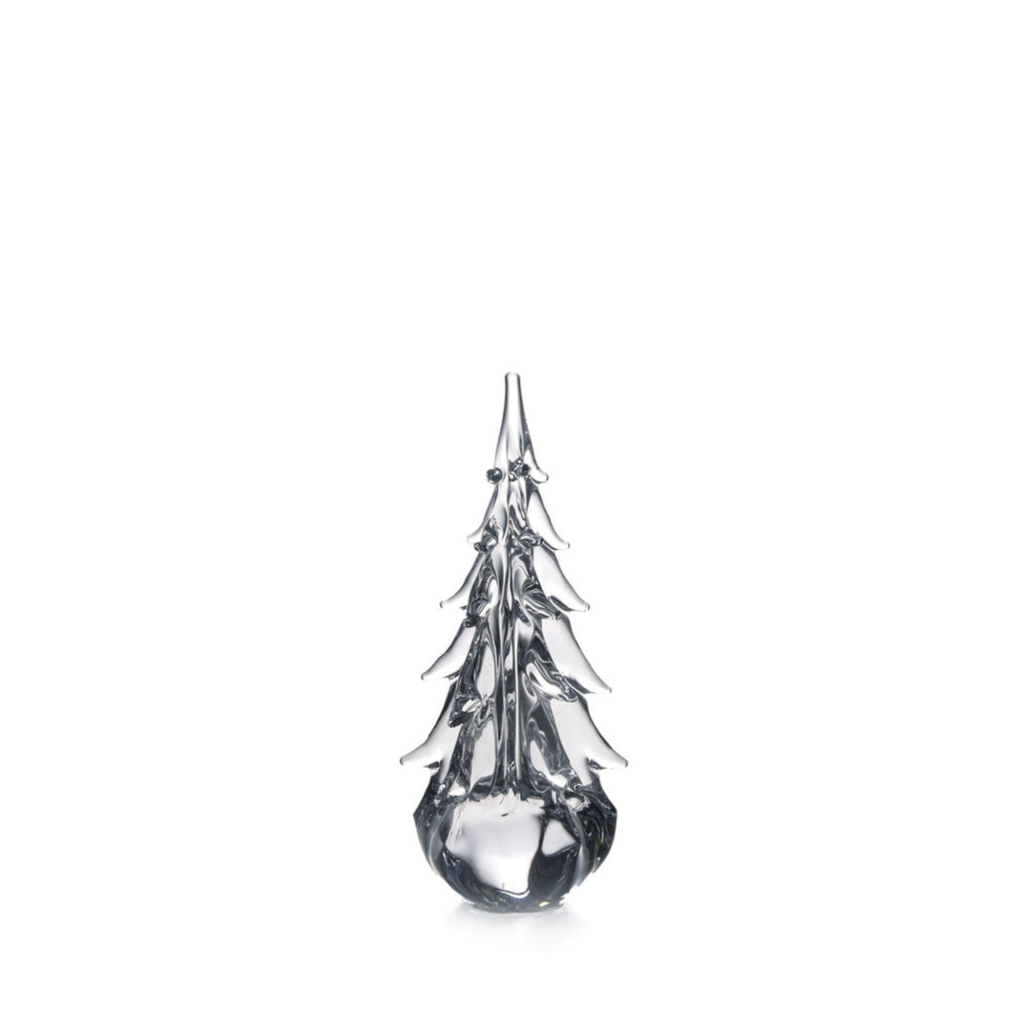 Five Sided Evergreen Glass Tree in Gift Box