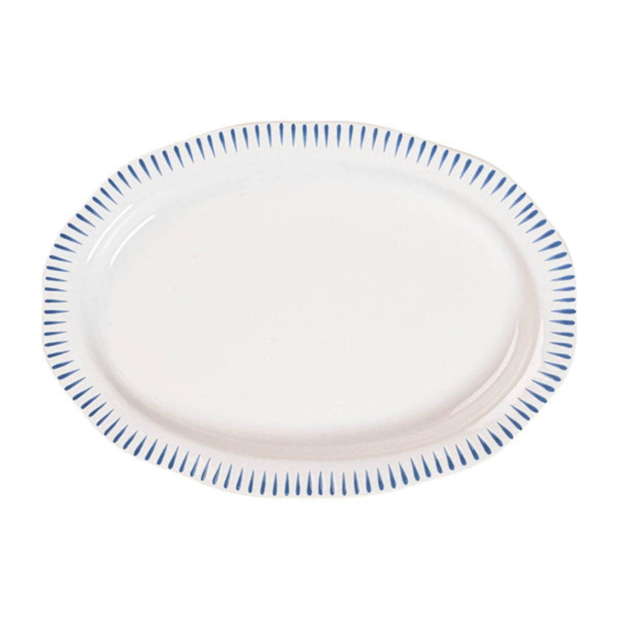 Sitio Stripe 17" Serving Platter