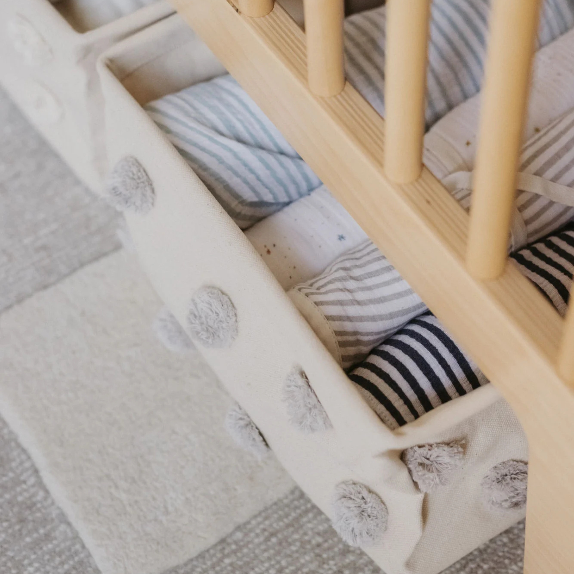 Pom Pom Basket Hideaway - Small