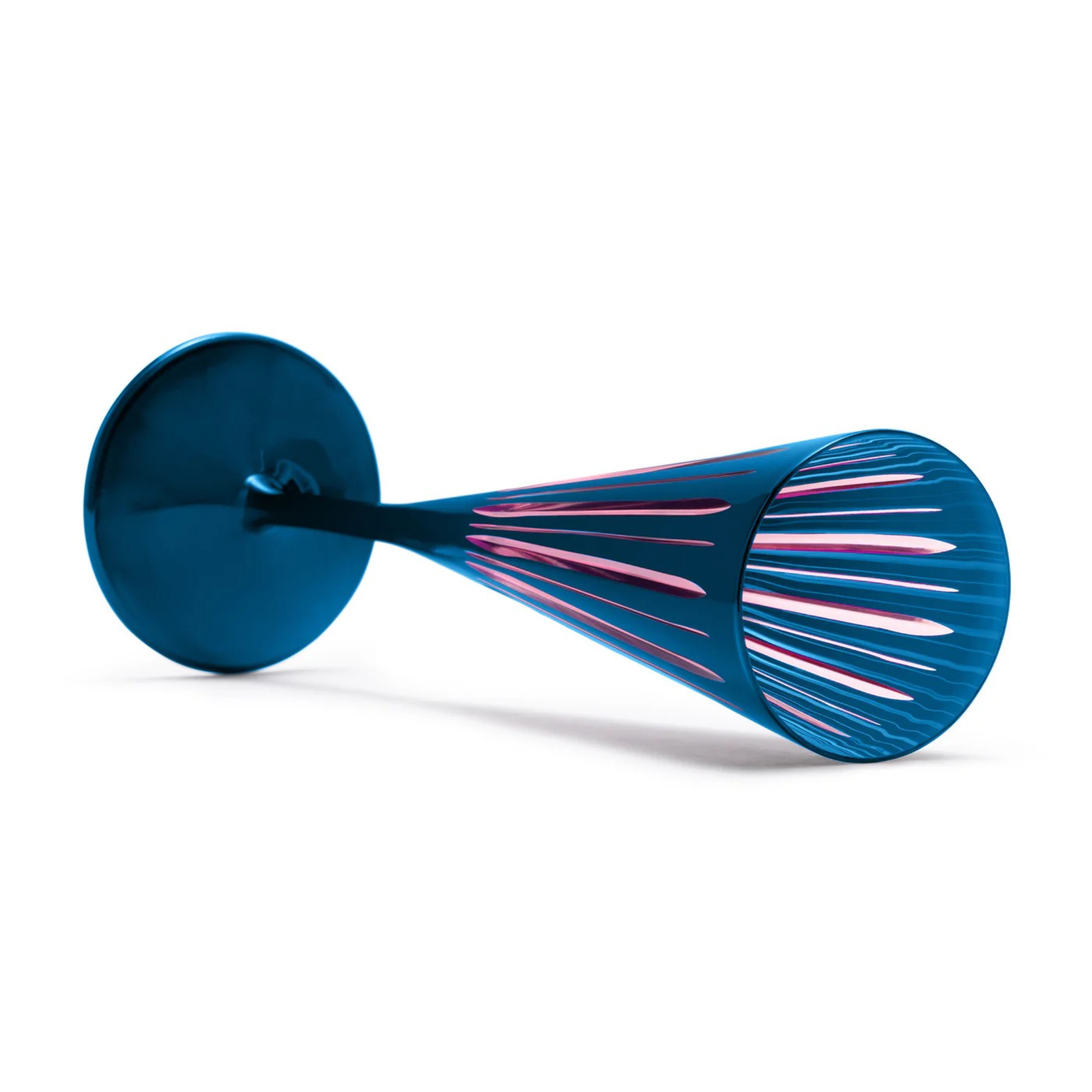 Prism Champagne Flutes Blue - Set of 4