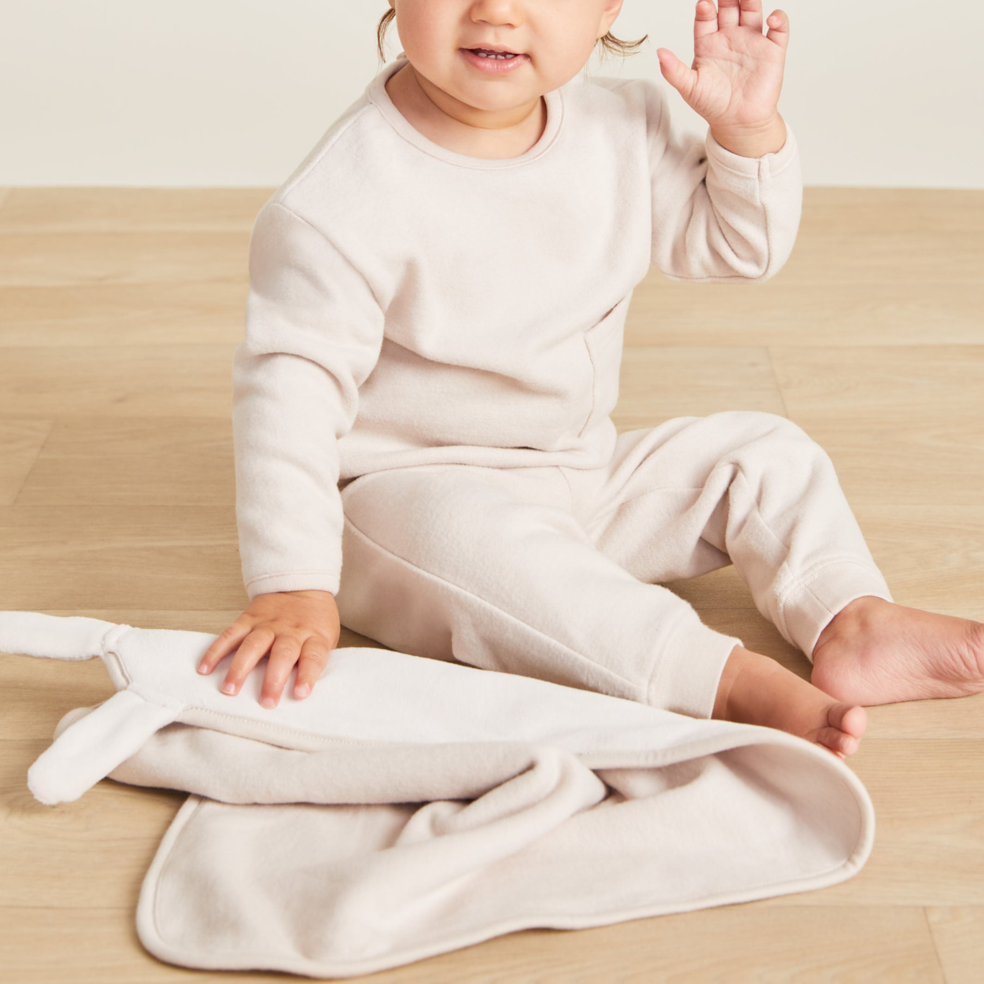 Malibu Collection Brushed Fleece Baby Sweats Set Bundle