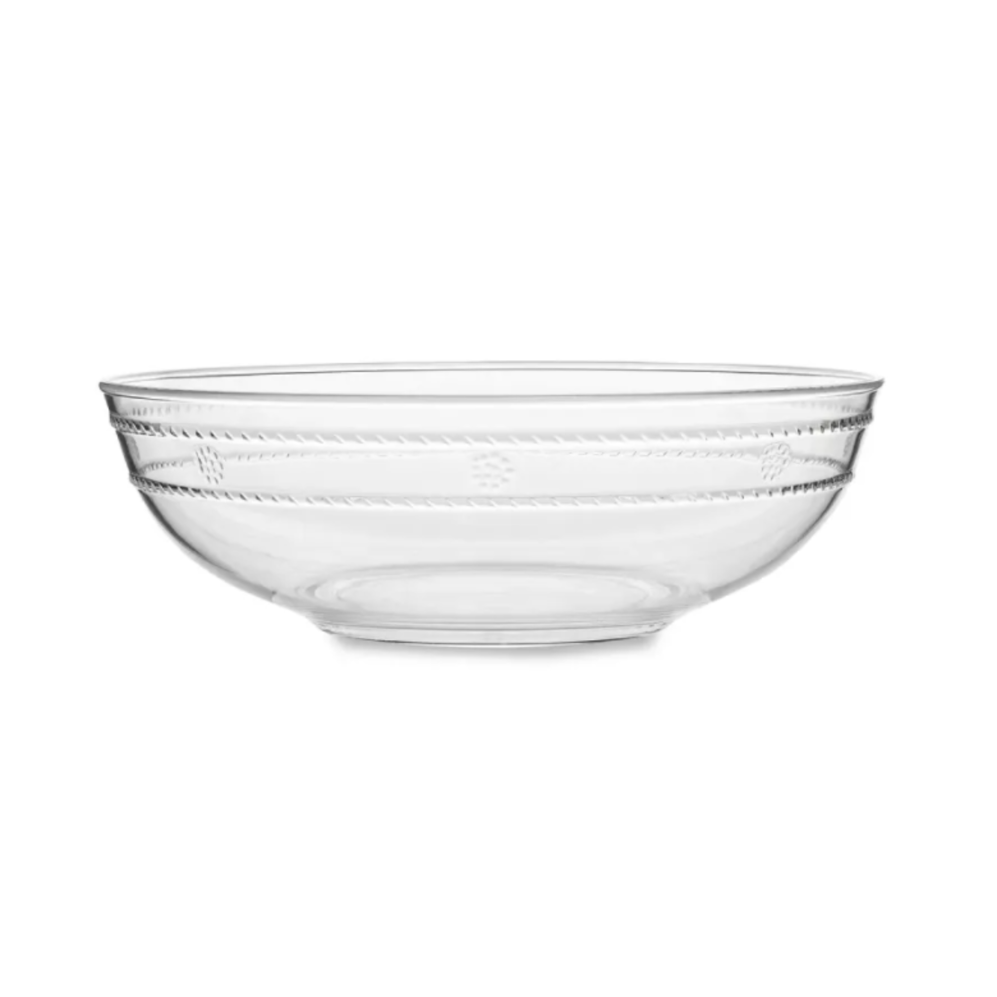 Isabella Acrylic Serving Bowl With Salad Servers