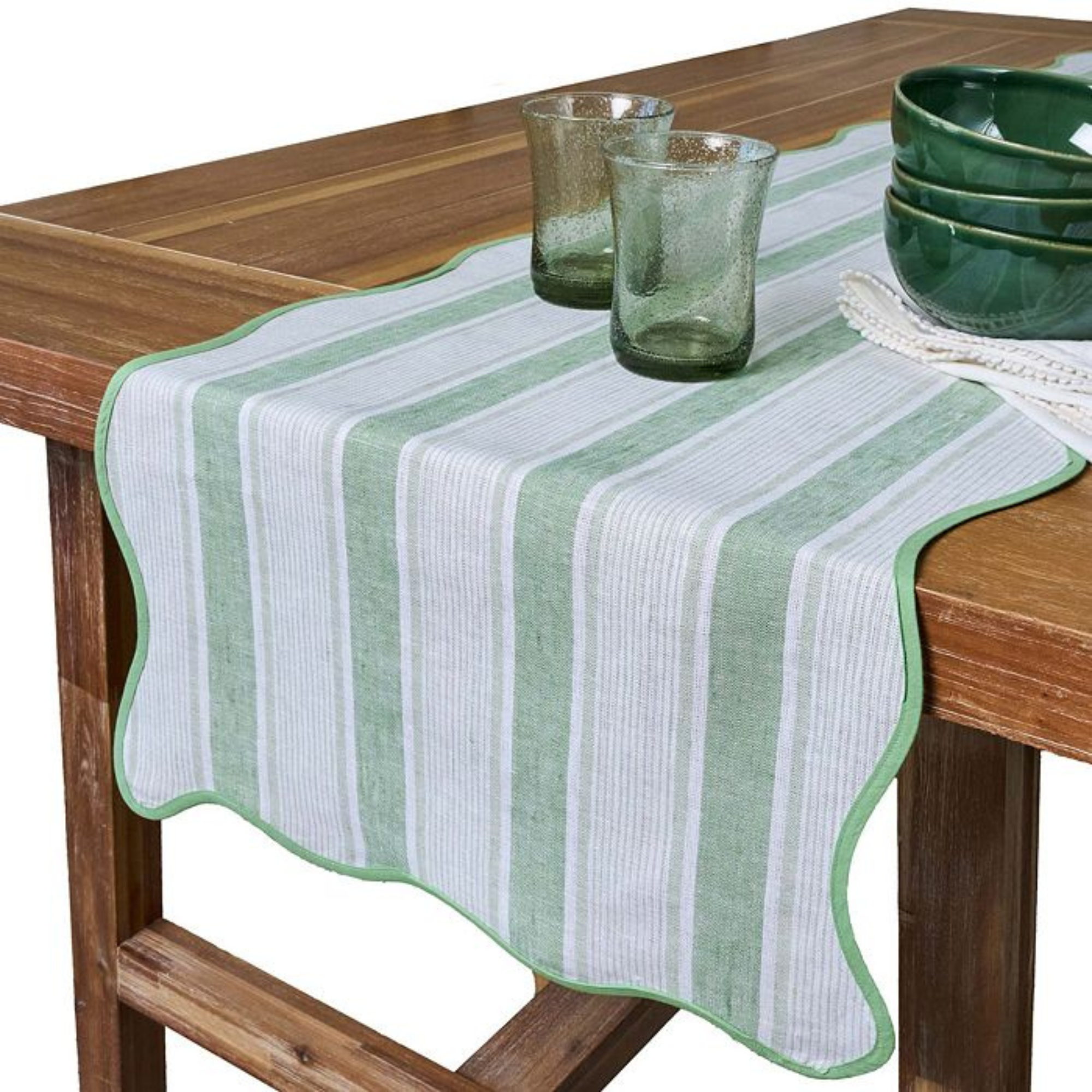 Cabana Stripe 18" x 90" Table Runner