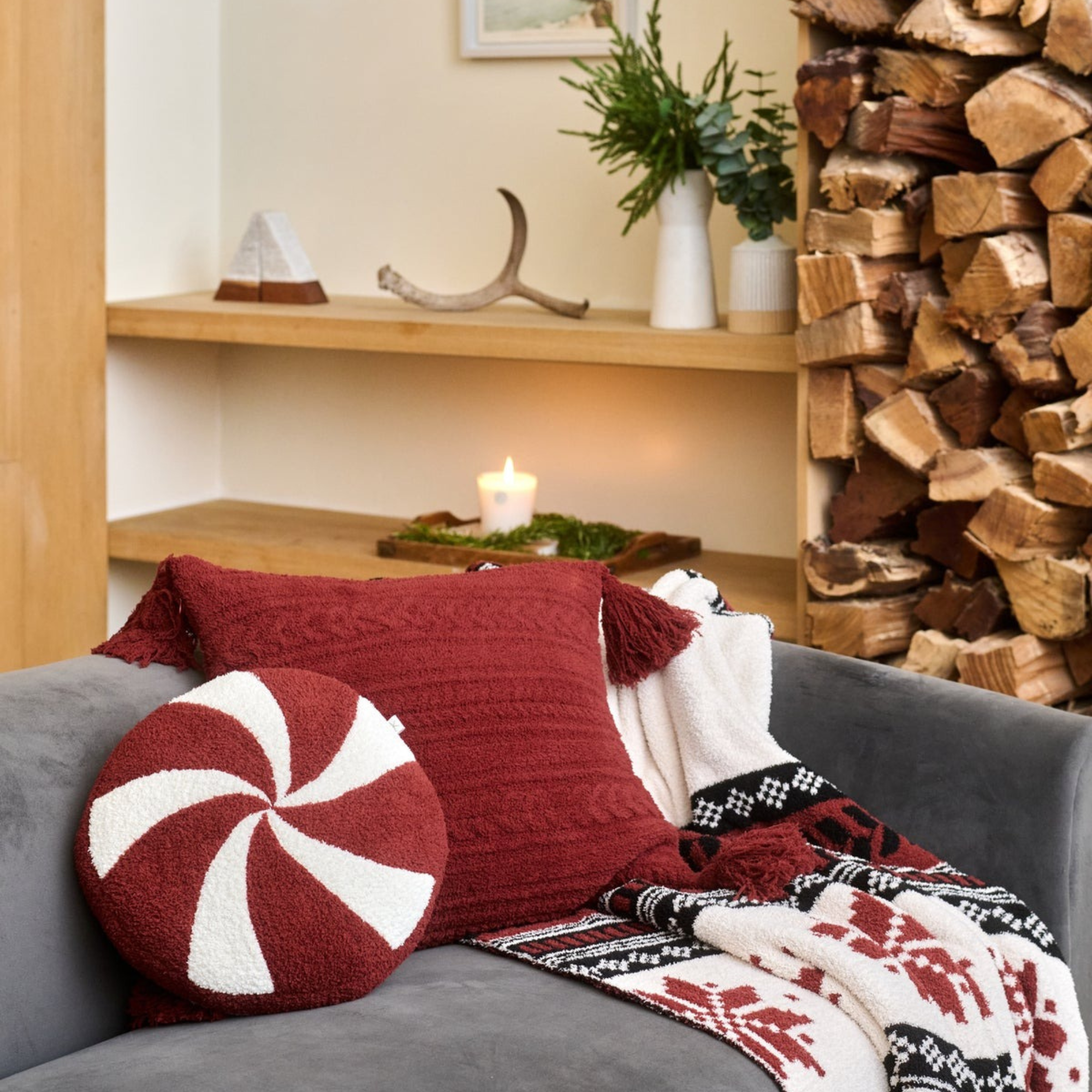 CozyChic Peppermint Pillow