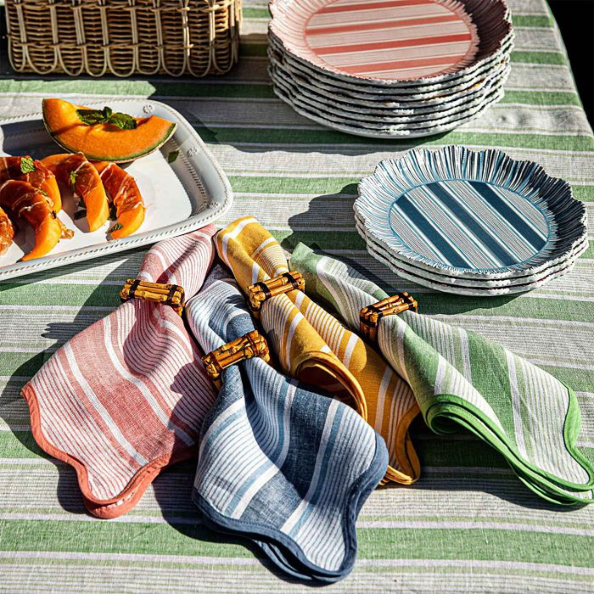 Cabana Stripe Napkin - Set of 4