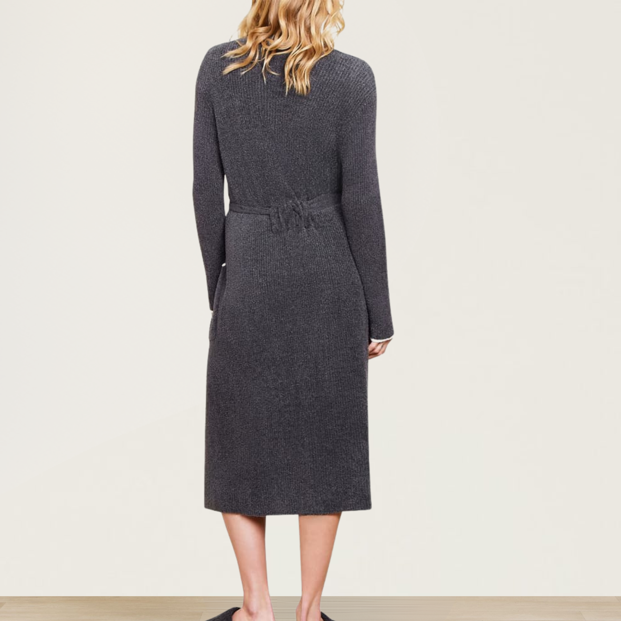 CozyChic Lite Contrast Ribbed Robe