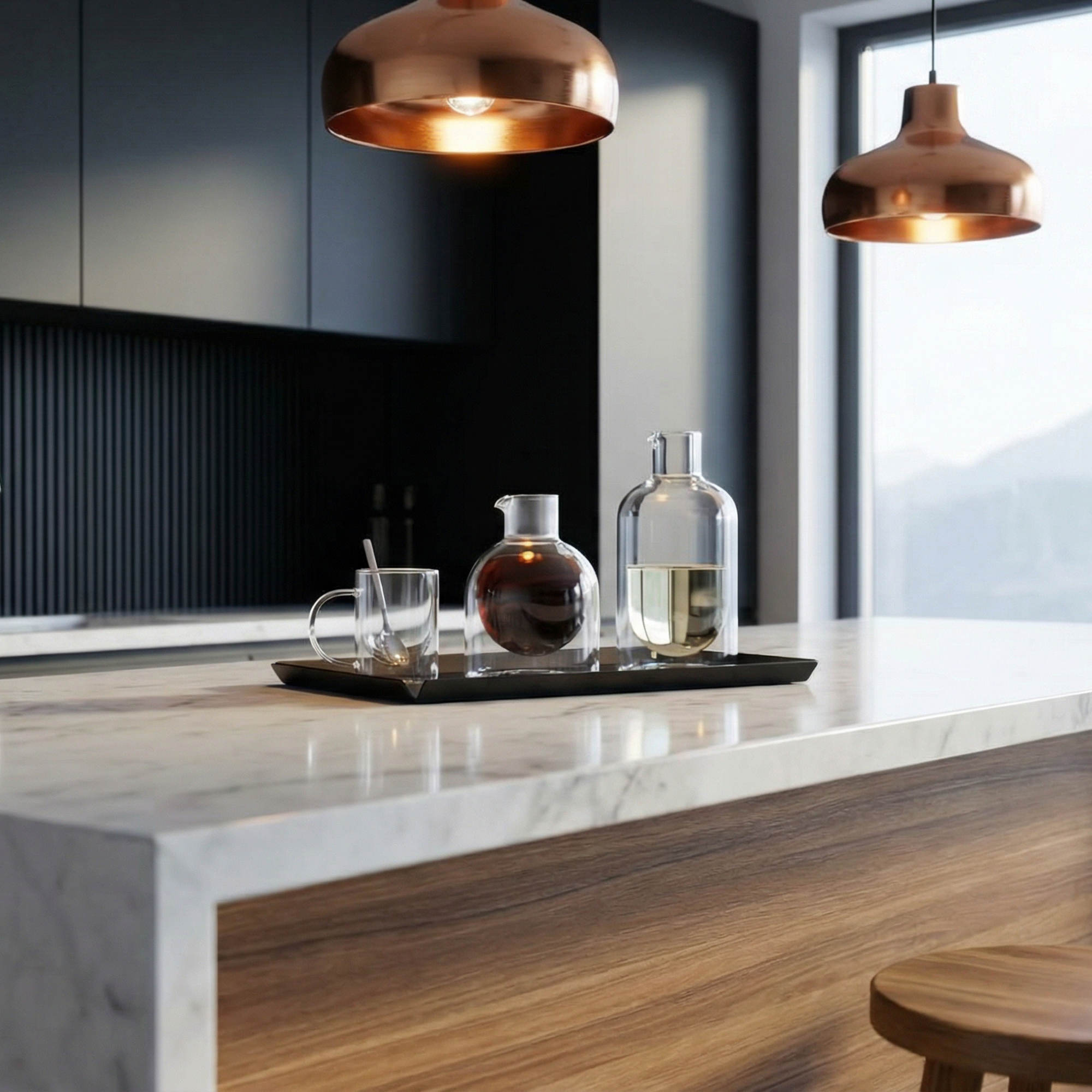 Double Wall Round Carafe