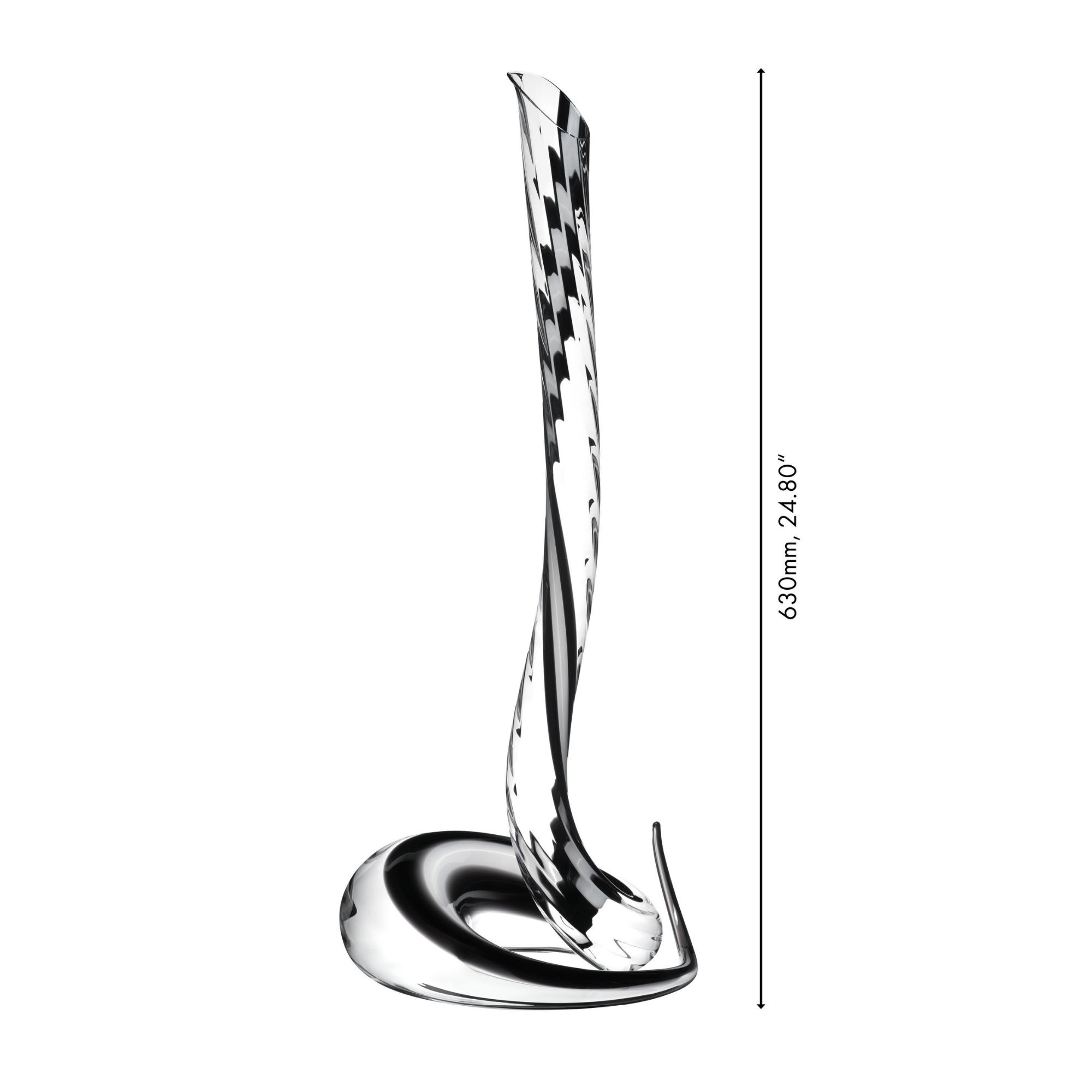 Cobra Magnum Decanter - White/Black