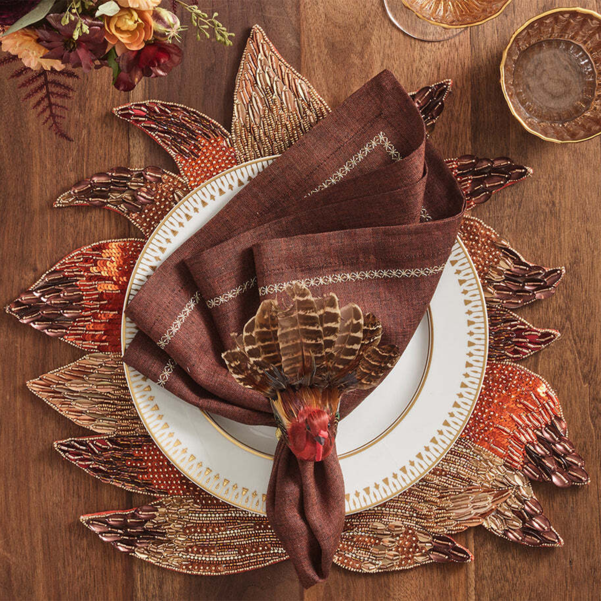 Gobble Napkin Ring - Set of 4