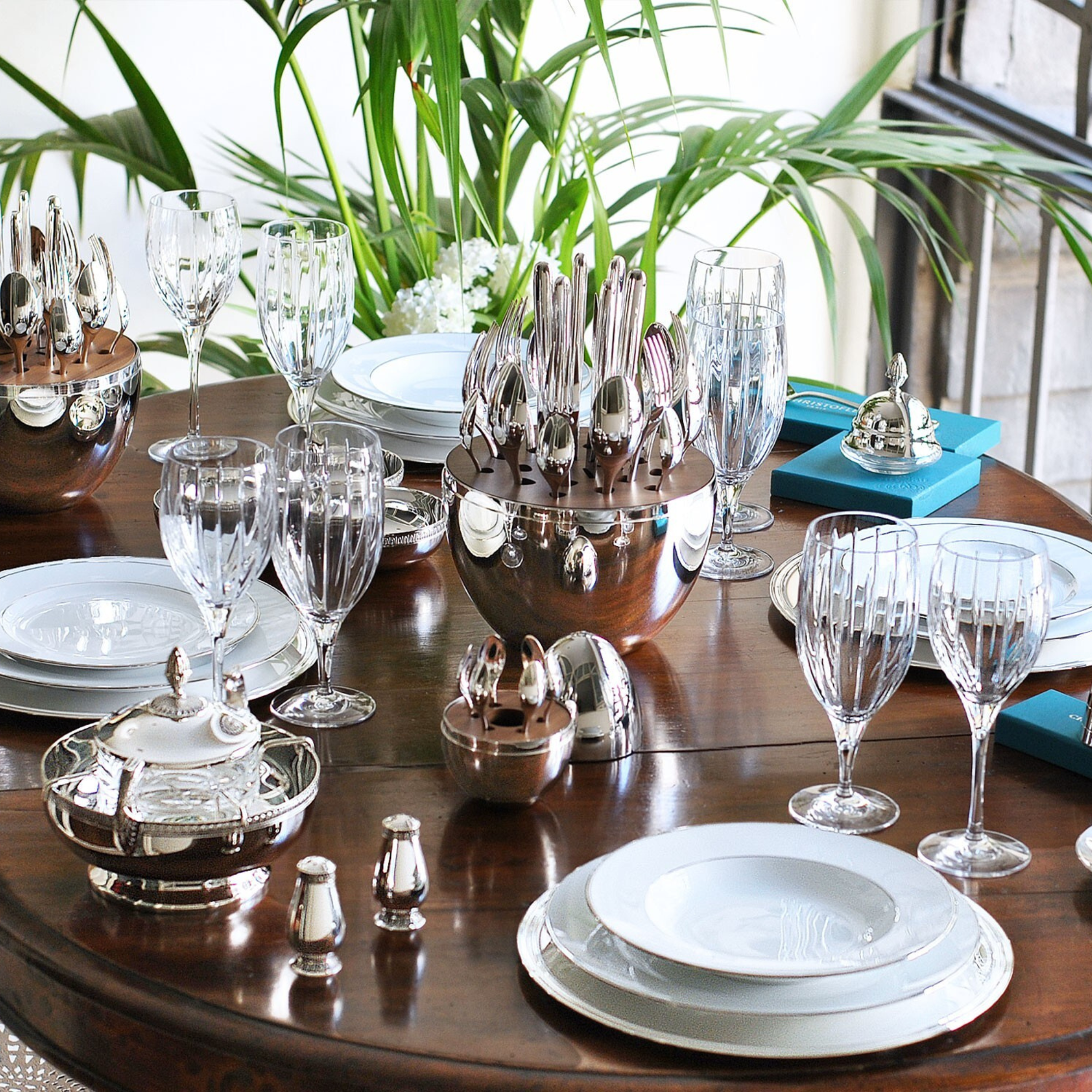 Malmaison Silver-Plated Caviar Serving Set