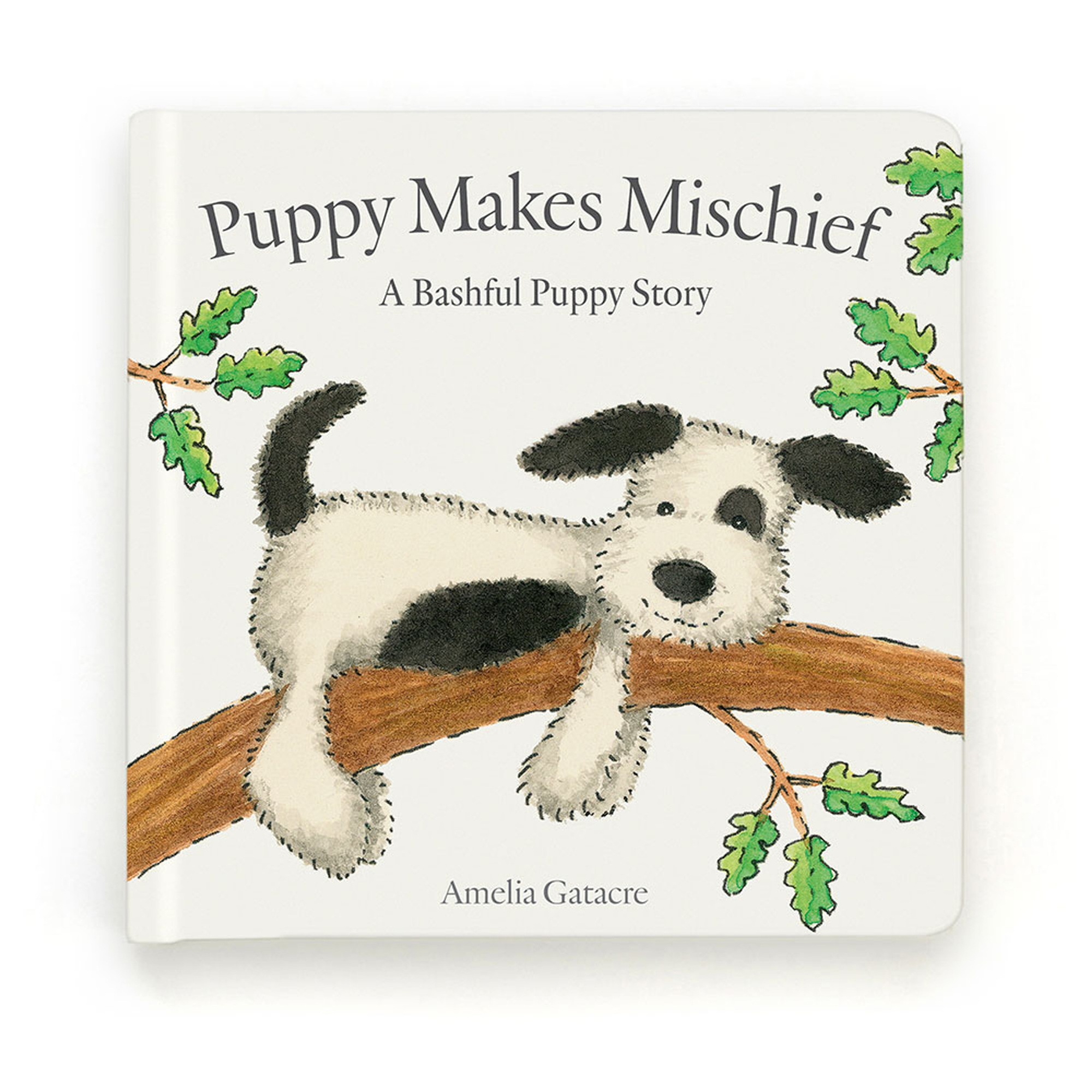 Puppy Makes Mischief Book & Bashful Puppy - Medium