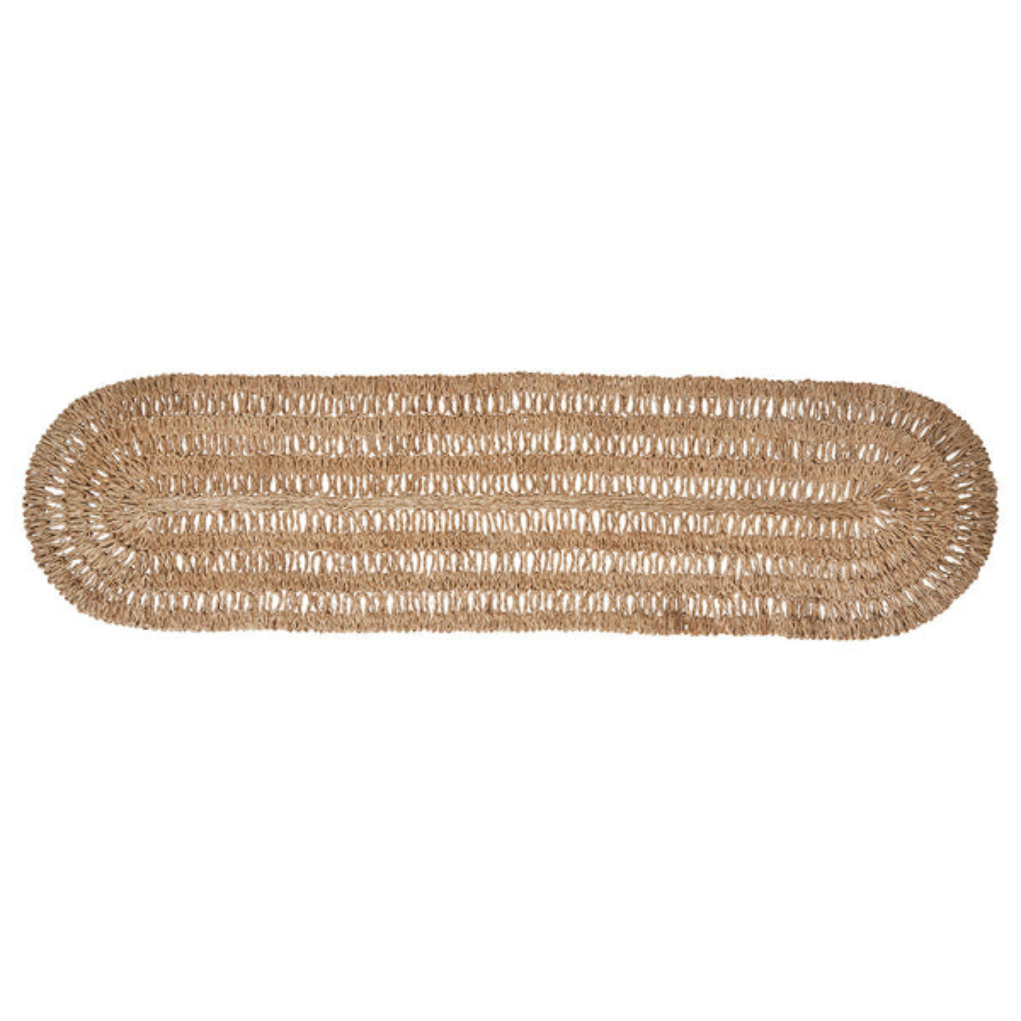 Straw Loop 16" x 60" Table Runner - Natural