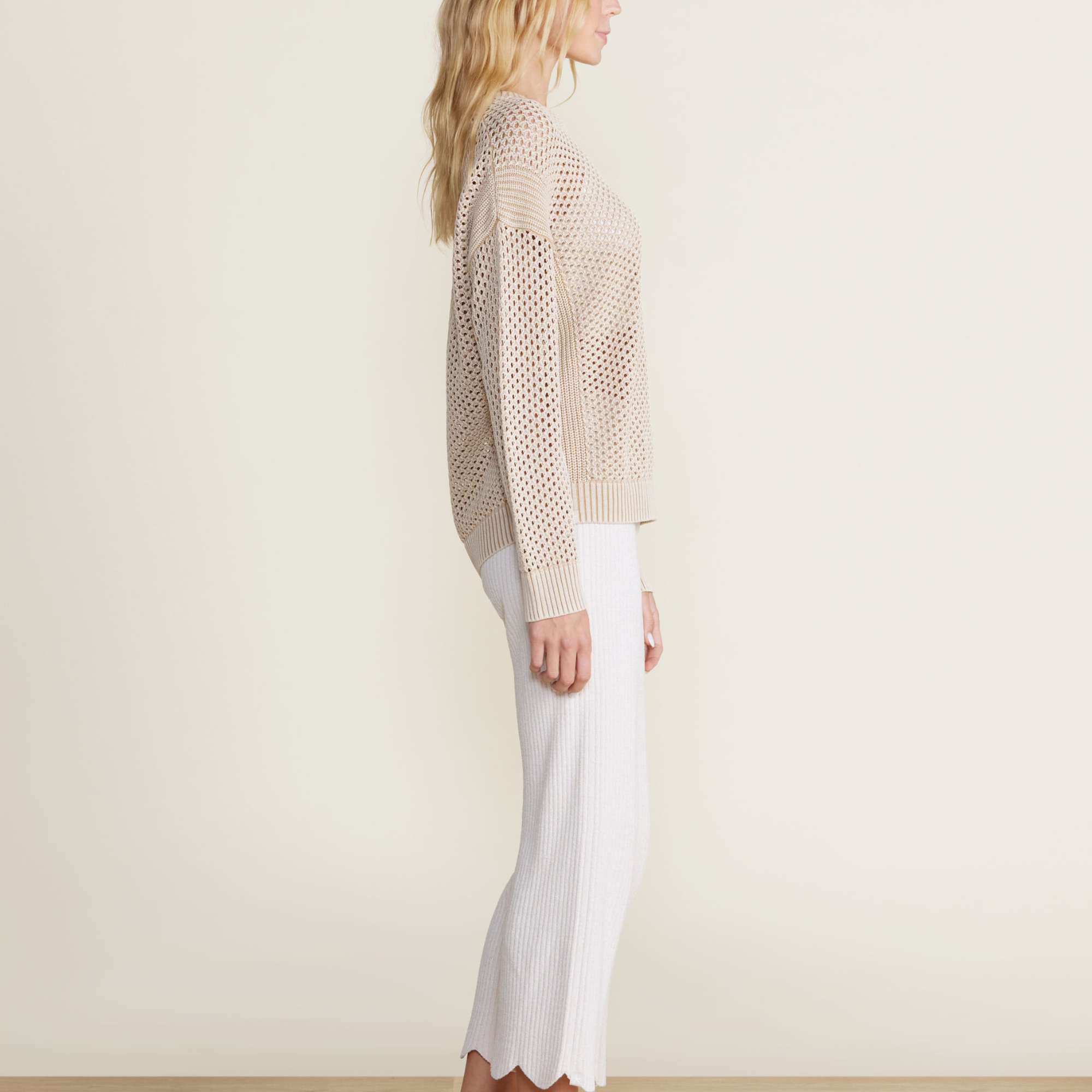 Sunbleached Open Stitch Pullover