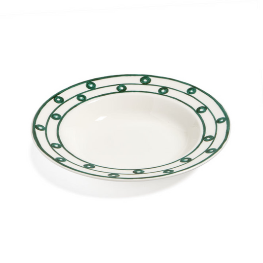 Kyma Green Soup Plate (Set of 2)