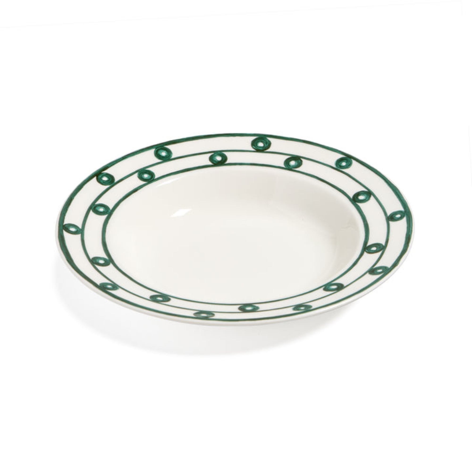 Kyma Green Soup Plate - Set of 2