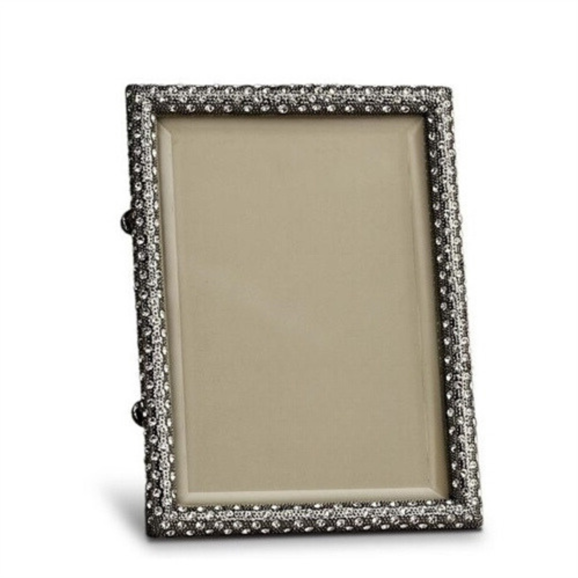 Platinum Noir Oxidized Rectangular Frame