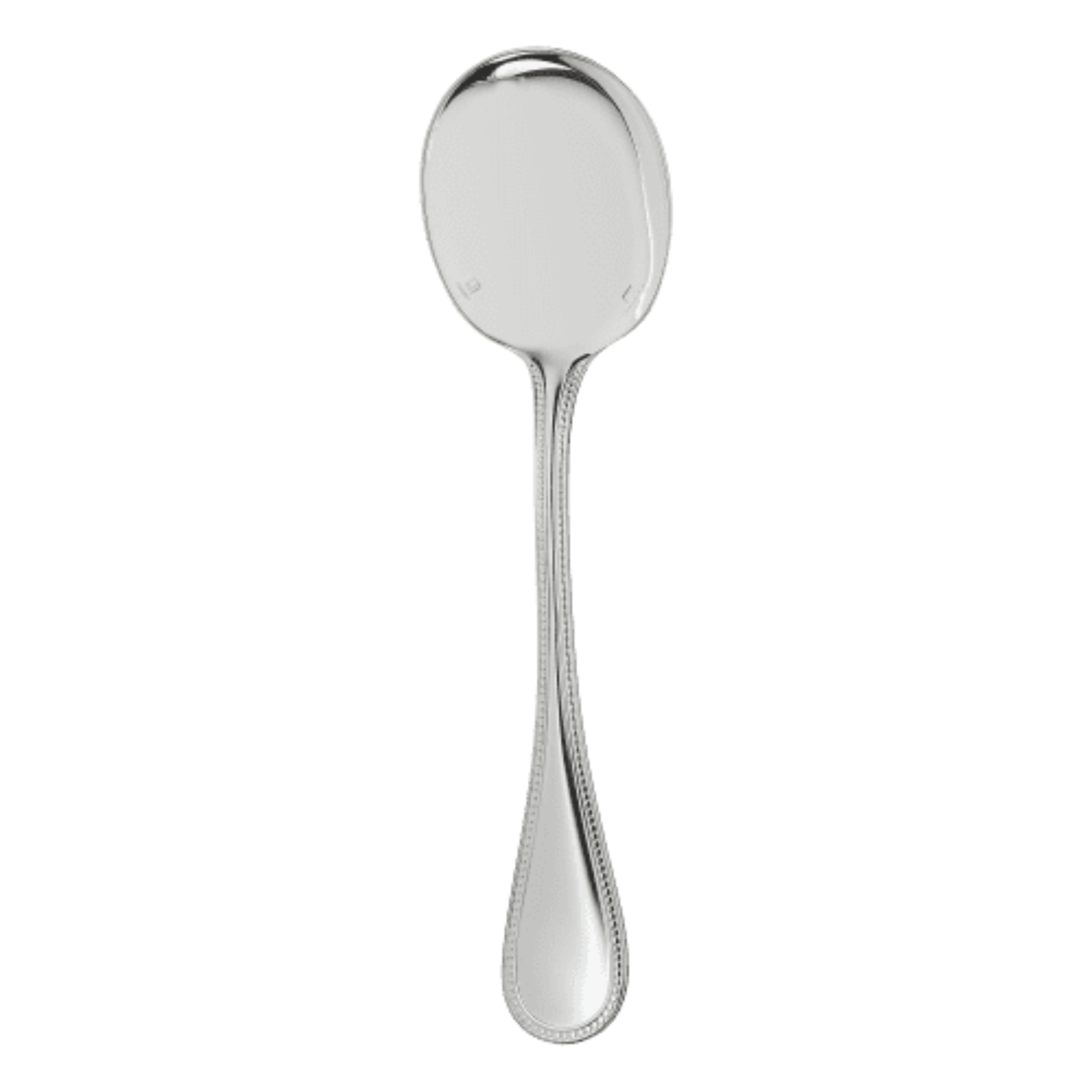 Perles Silver Plated Cream Soup Spoon - Set of 6