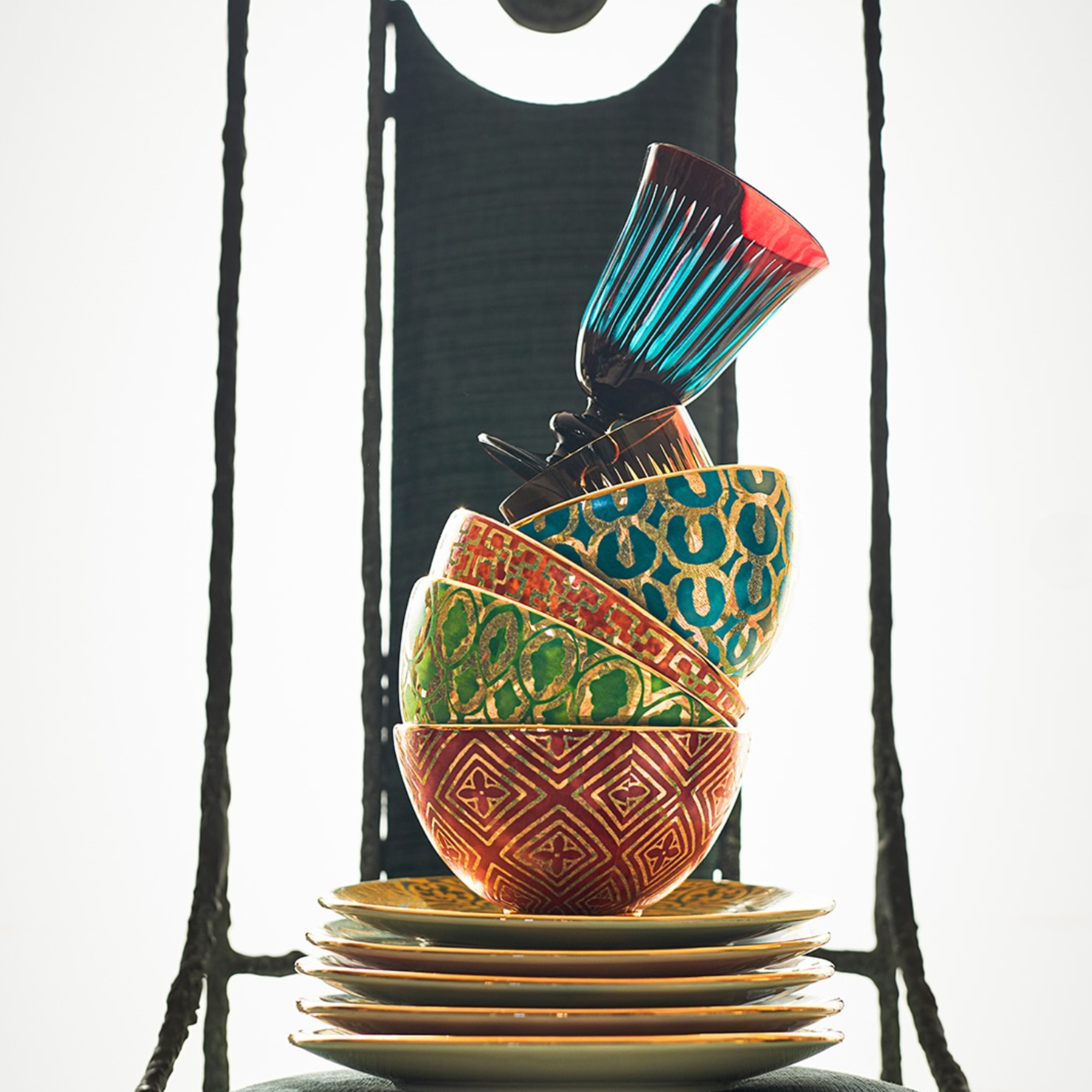 Fortuny Assorted Cereal Bowls - Set of 4