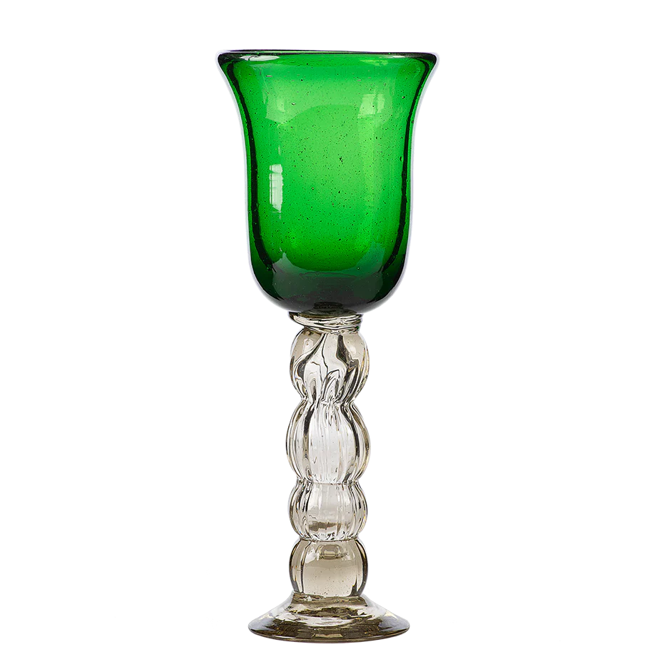 Pera Copa Glass - Green