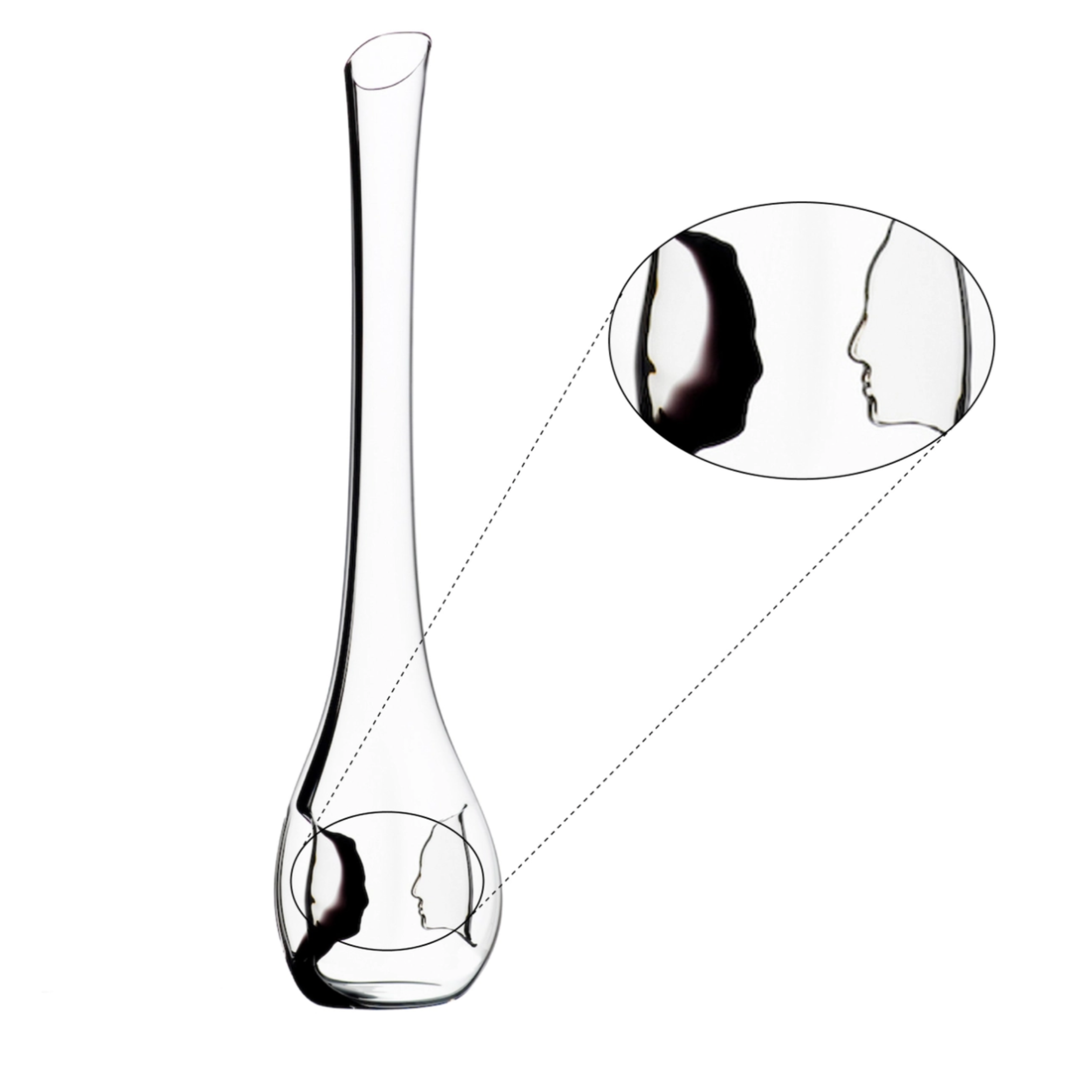 Black Tie Face to Face Decanter