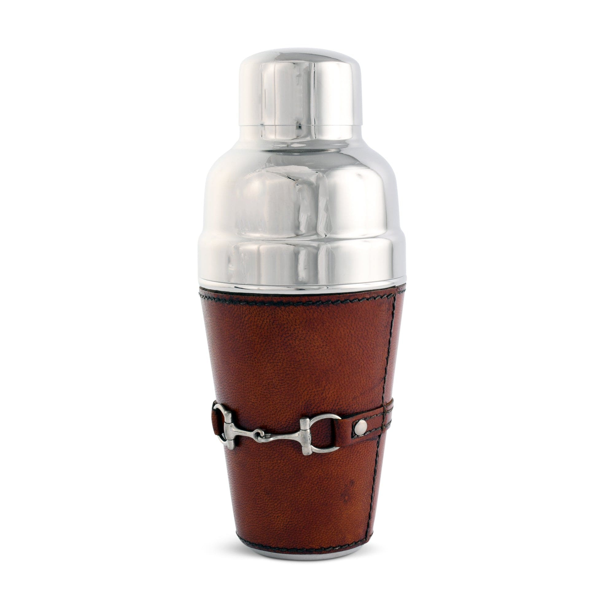 Equestrian Bit Leather Cocktail Shaker