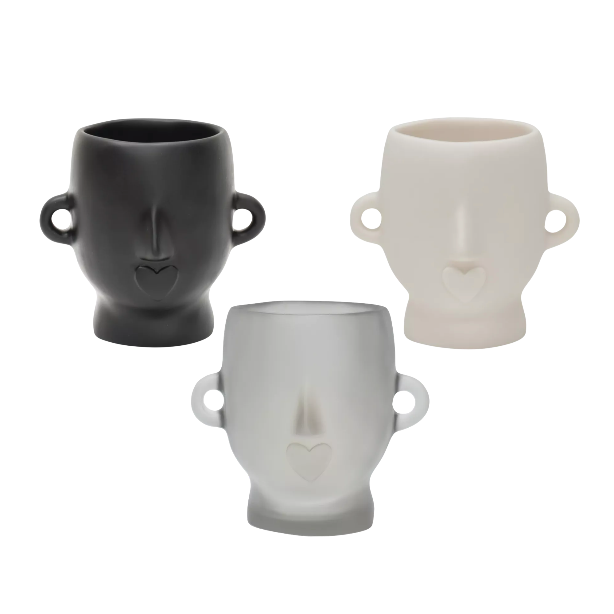 Heads Masculine Vase