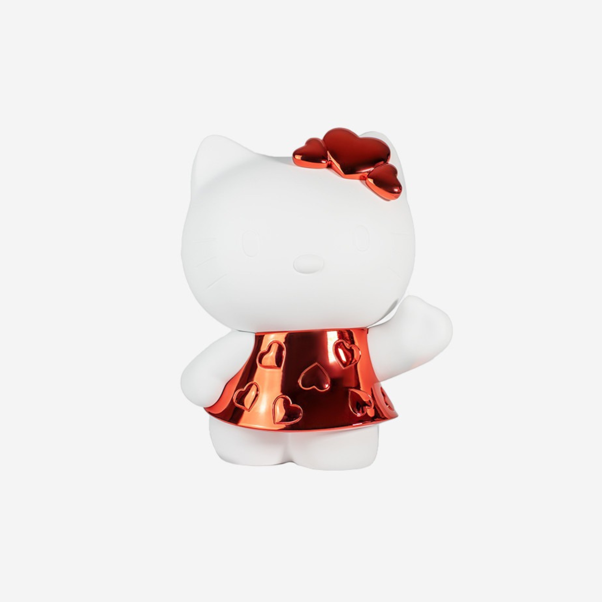 Hello Kitty Heart in Chromed Red
