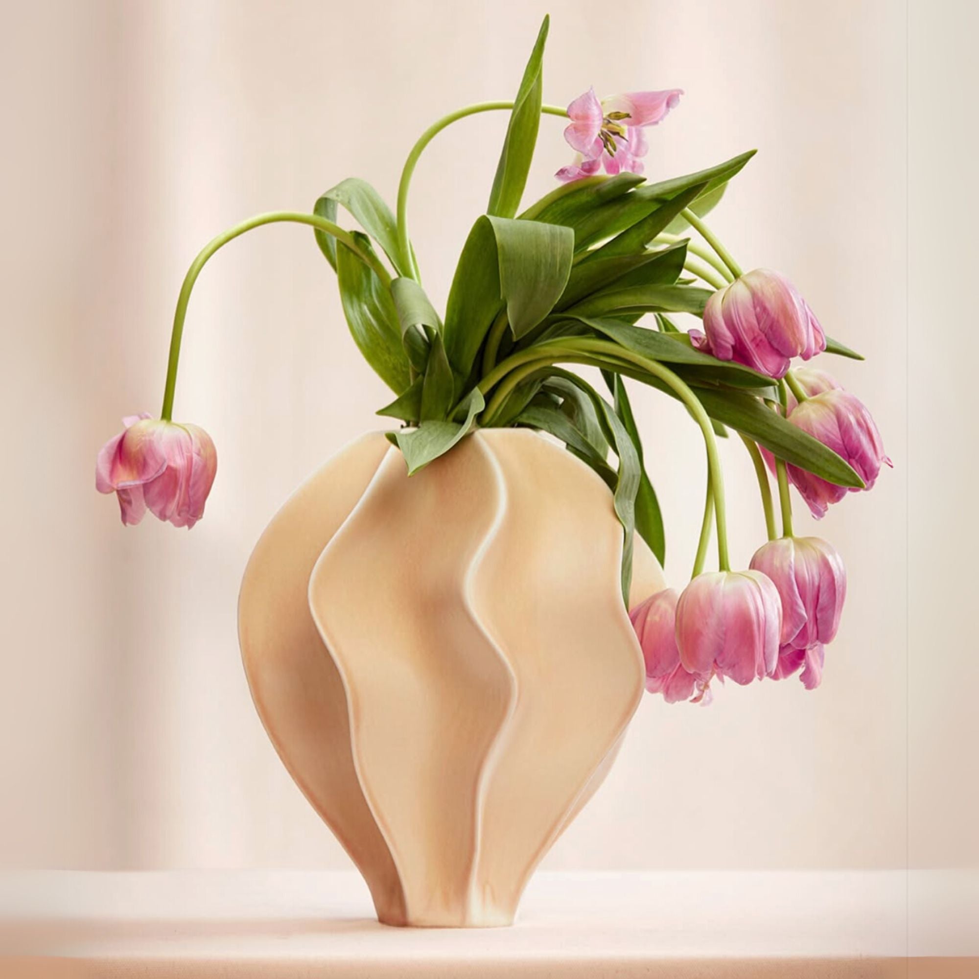 Douro Vase Oat - Medium