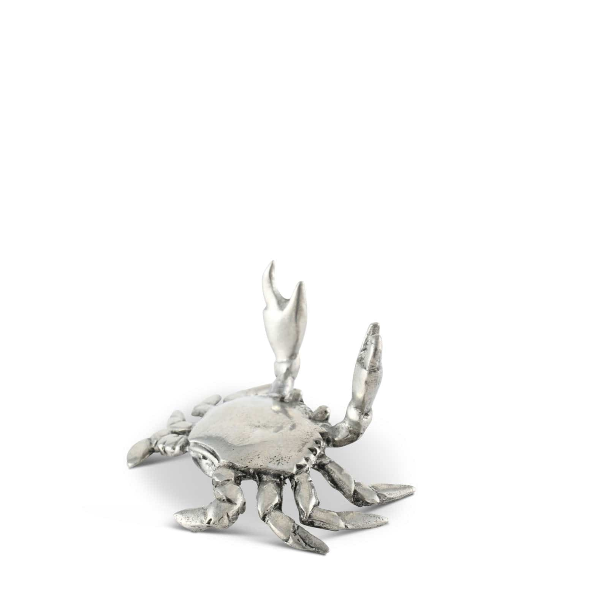 Pewter Crab Place Card Holder - Set of 4