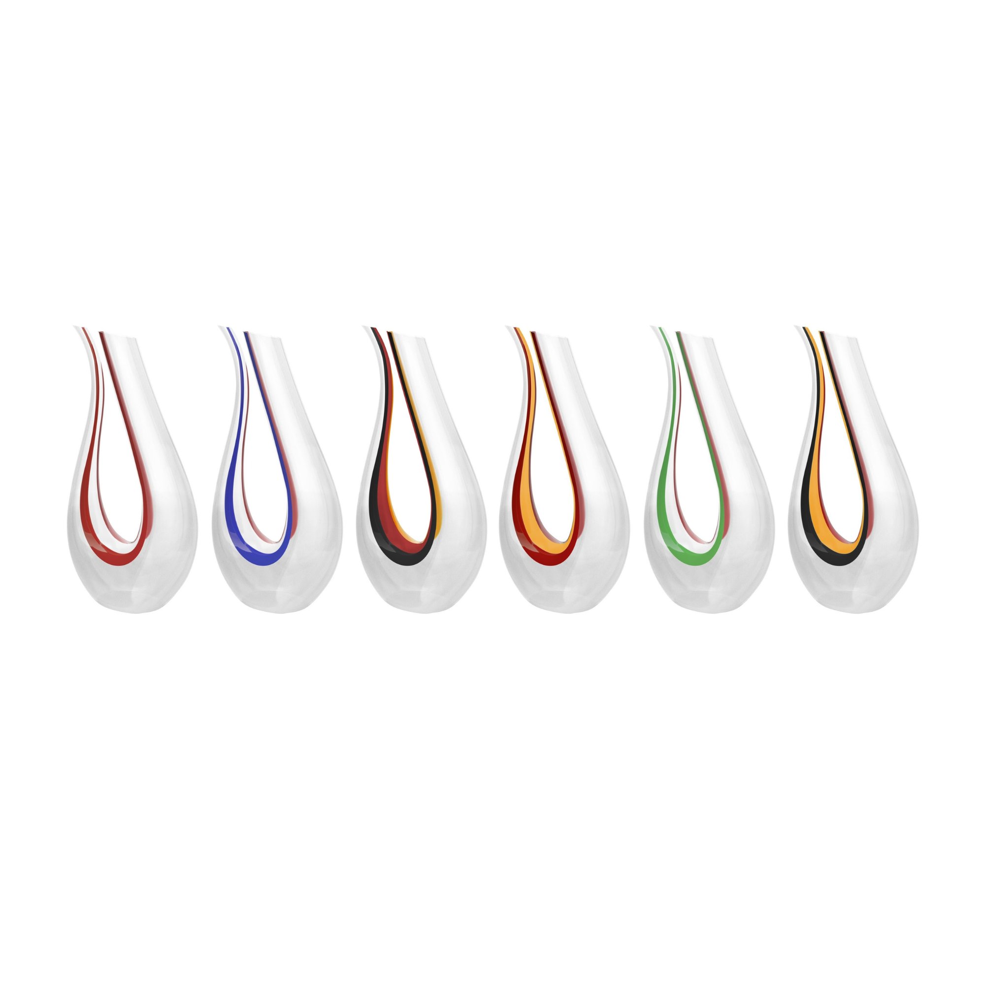 Amadeo Decanter - Red/White/Blue